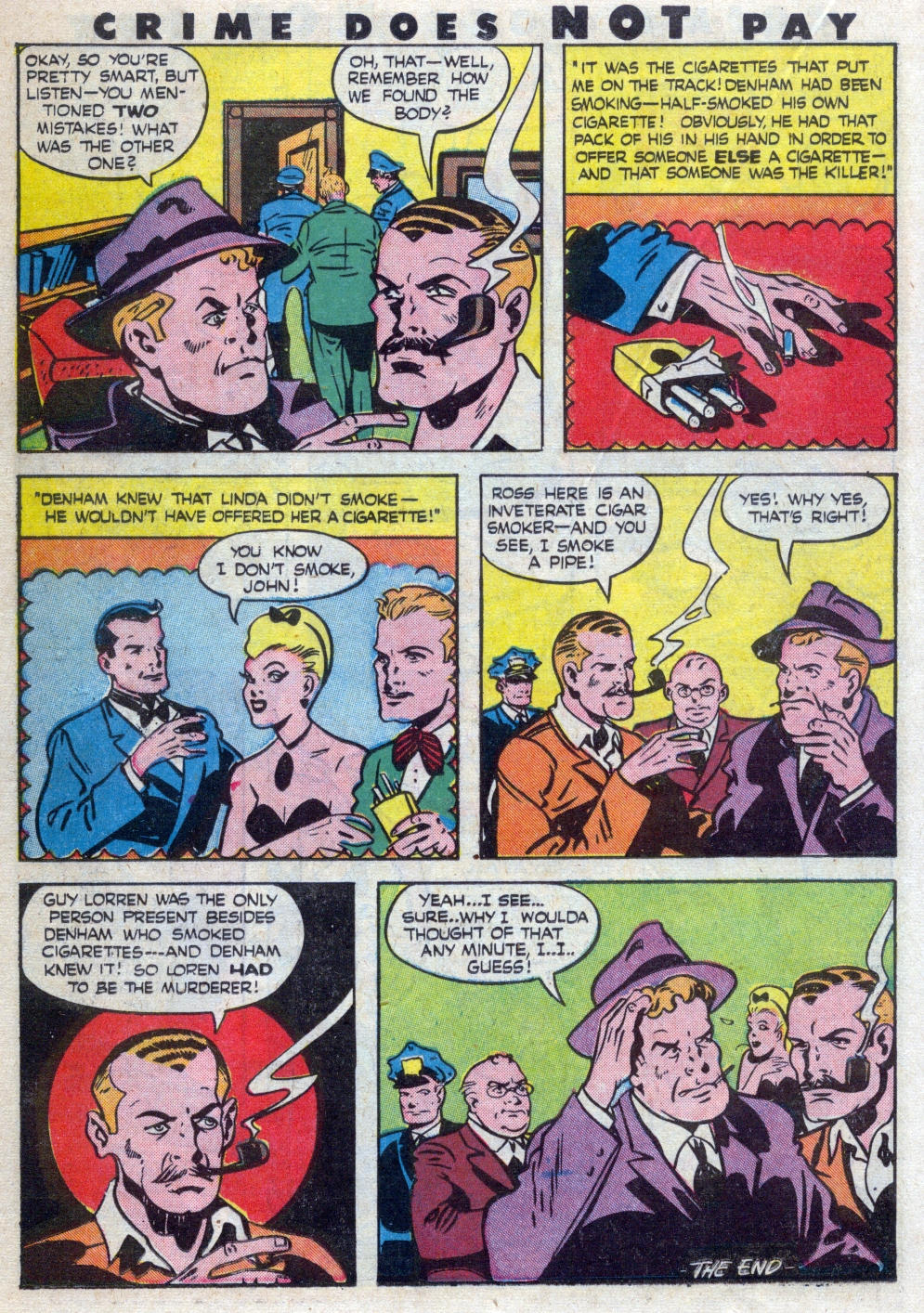 Crime Does Not Pay #48 (Lev Gleason), page 32. Public domain (US).