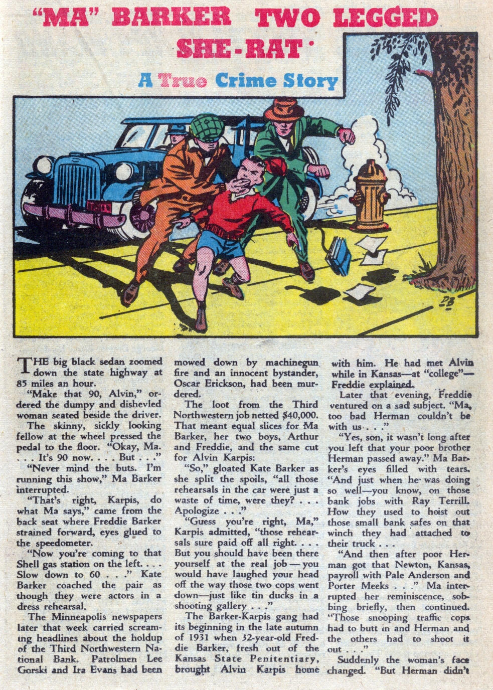 Crime Does Not Pay #48 (Lev Gleason), page 33. Public domain (US).