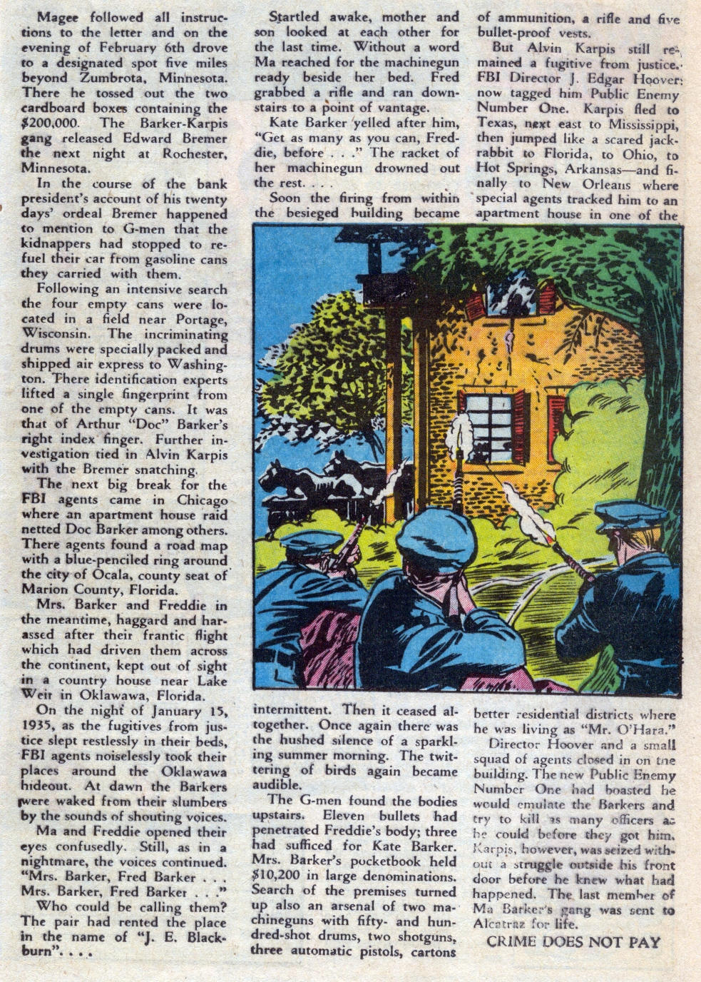Crime Does Not Pay #48 (Lev Gleason), page 35. Public domain (US).