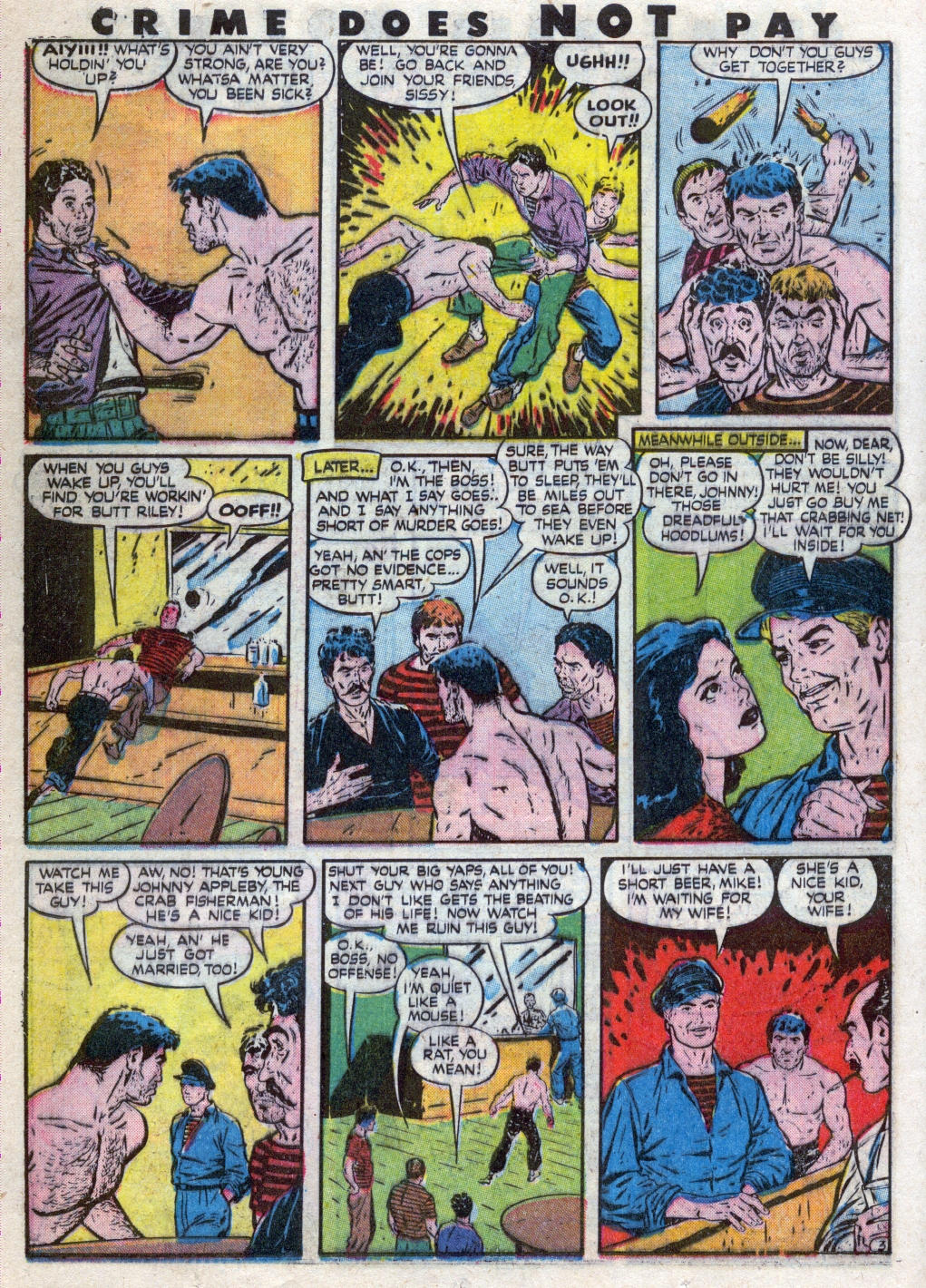 Crime Does Not Pay #48 (Lev Gleason), page 40. Public domain (US).