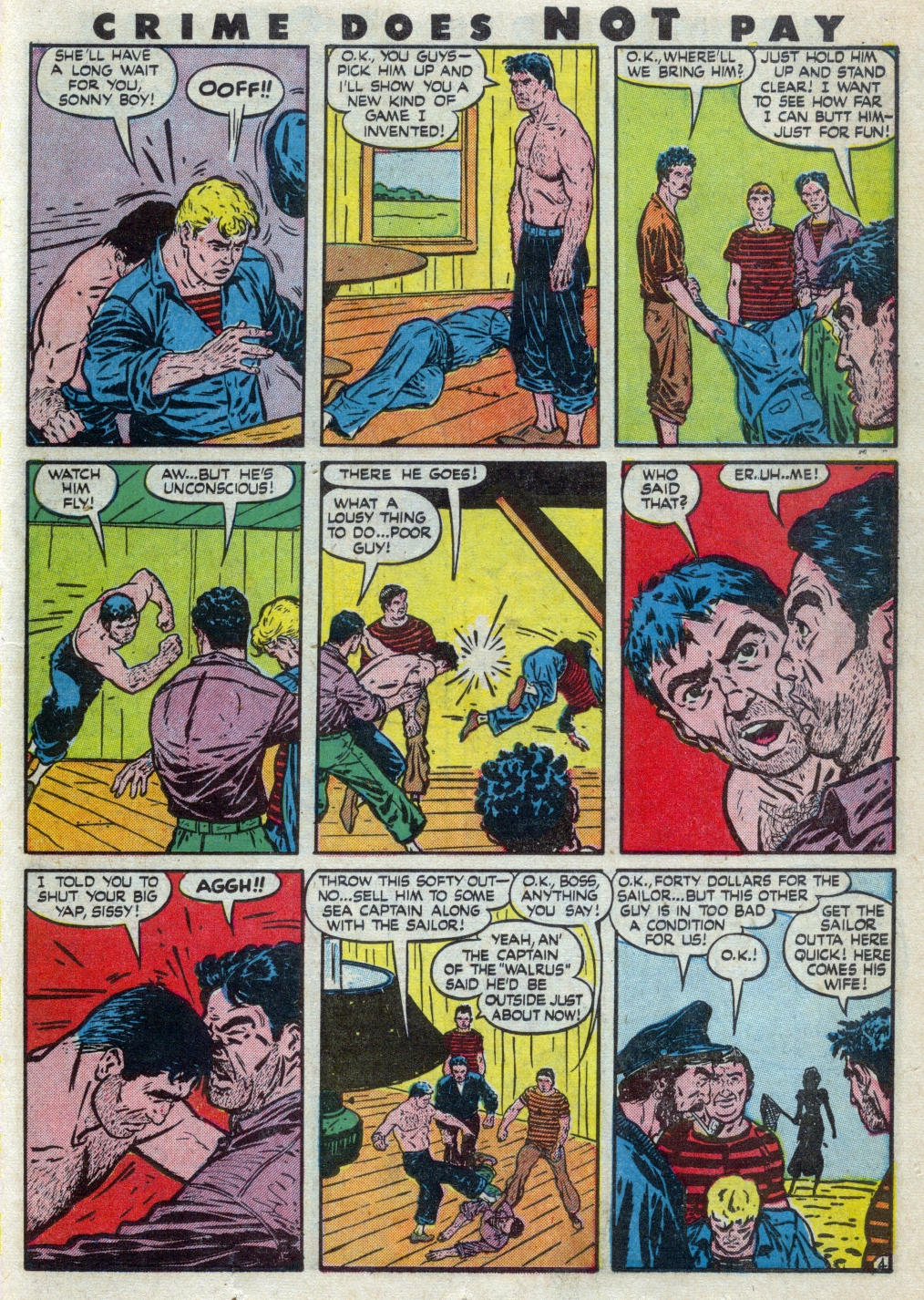 Crime Does Not Pay #48 (Lev Gleason), page 41. Public domain (US).