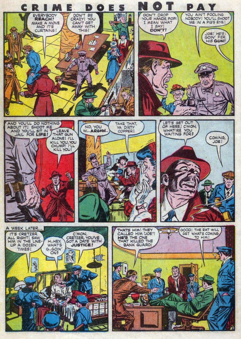 Crime Does Not Pay #48 (Lev Gleason), page 52. Public domain (US).