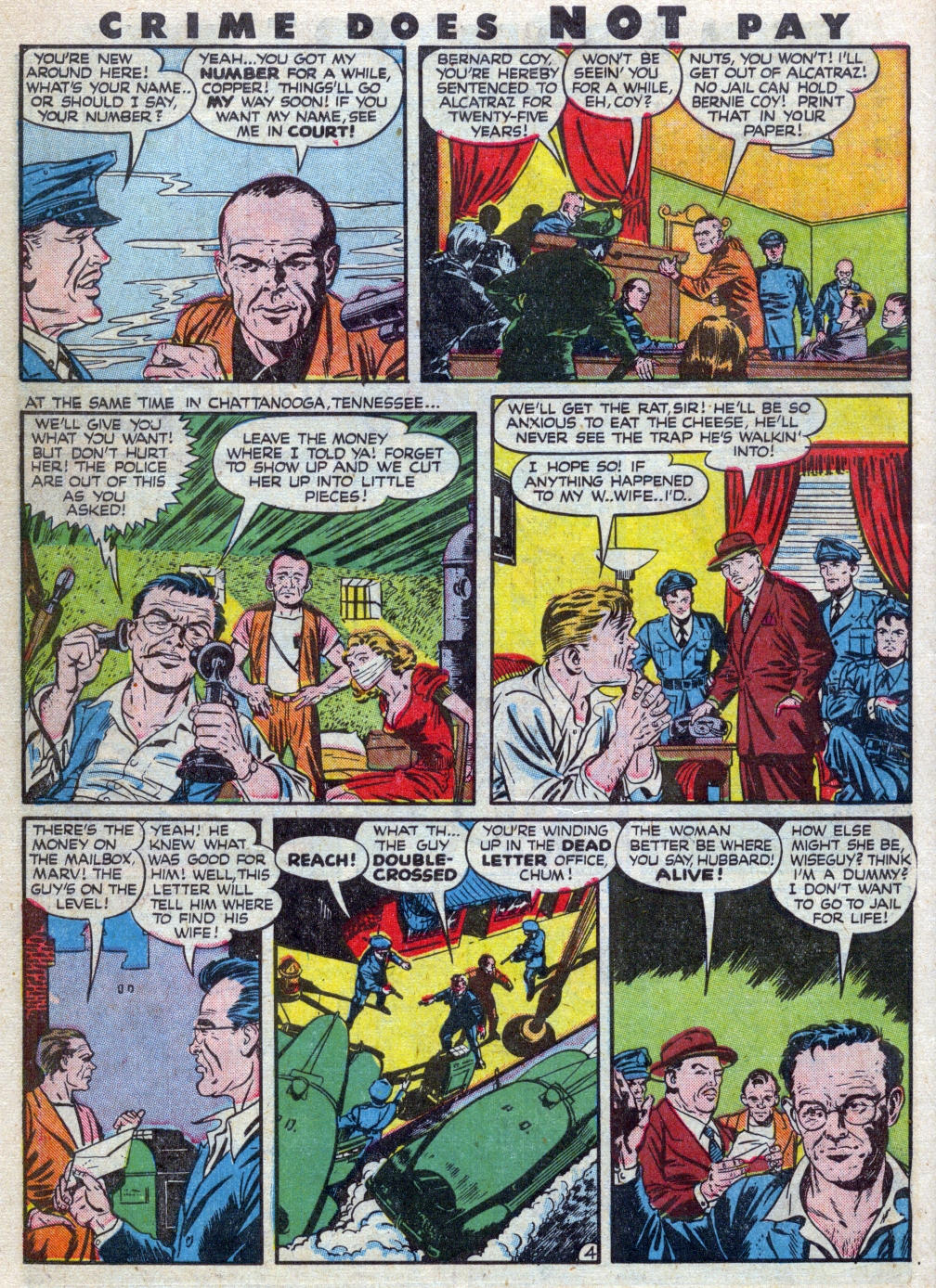 Crime Does Not Pay #48 (Lev Gleason), page 54. Public domain (US).