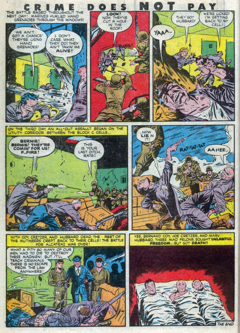 Crime Does Not Pay #48 (Lev Gleason), page 60. Public domain (US).