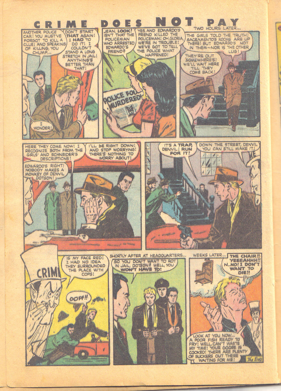 Crime Does Not Pay #49 (Lev Gleason), page 15. Public domain (US).