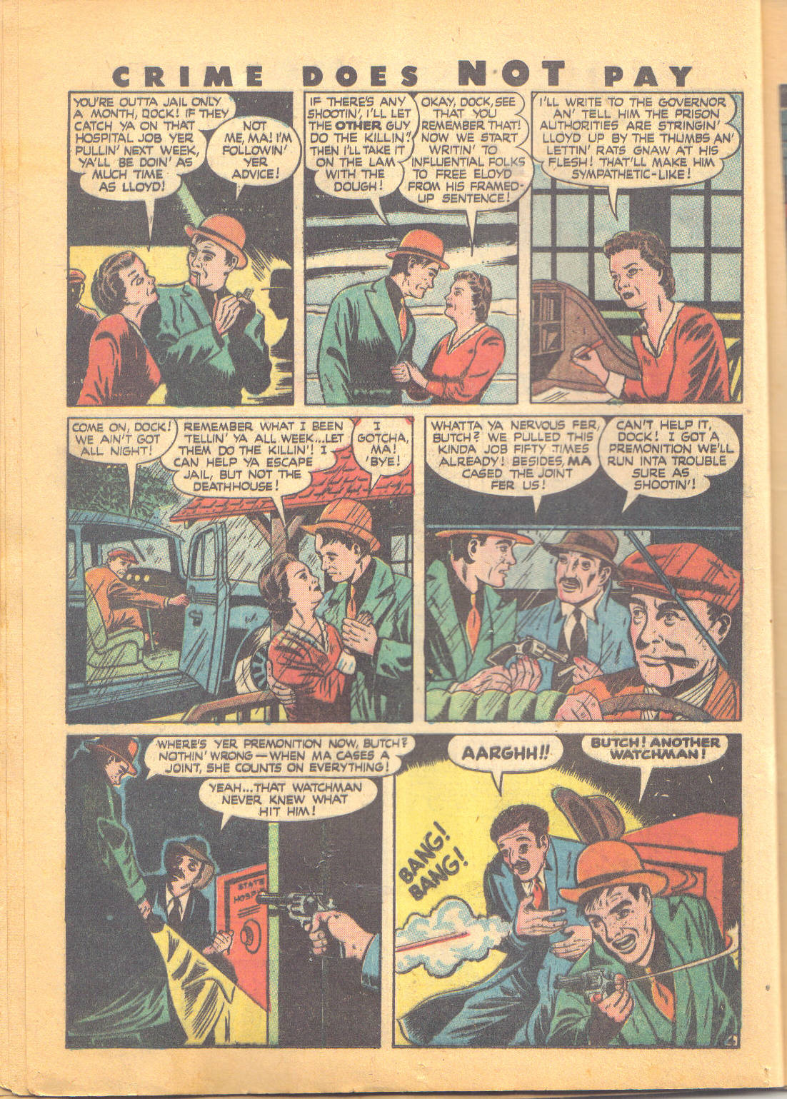 Crime Does Not Pay #49 (Lev Gleason), page 21. Public domain (US).