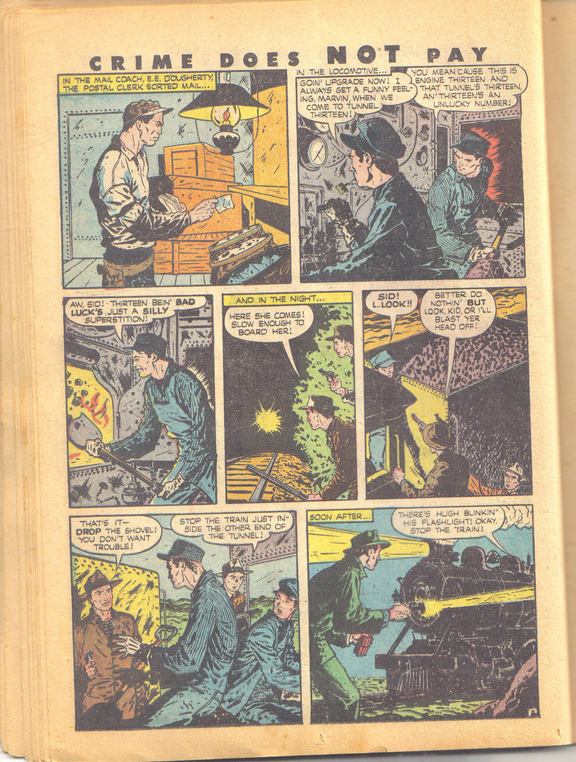 Crime Does Not Pay #49 (Lev Gleason), page 27. Public domain (US).
