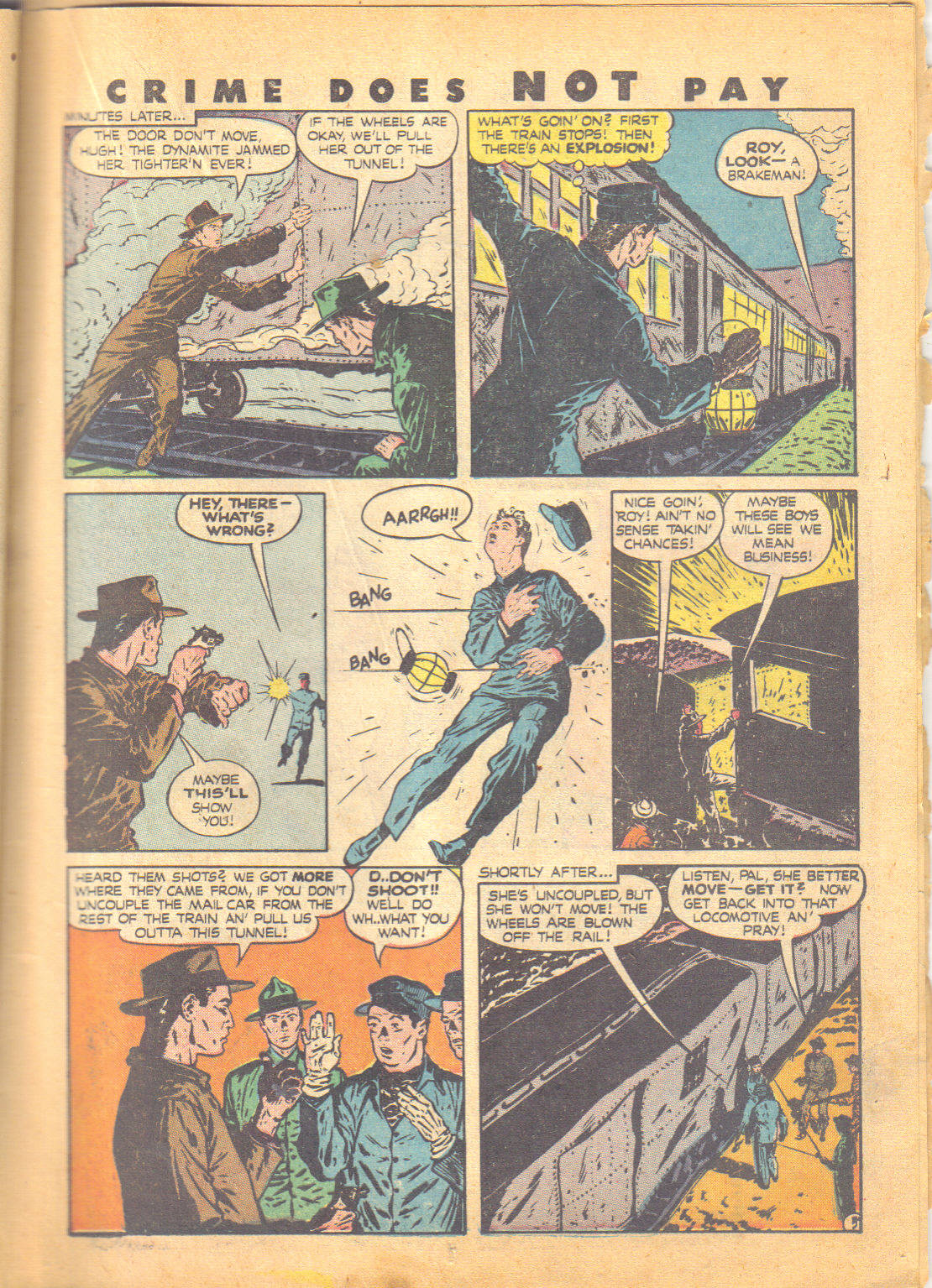 Crime Does Not Pay #49 (Lev Gleason), page 30. Public domain (US).