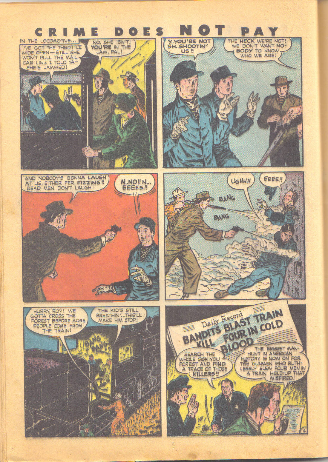Crime Does Not Pay #49 (Lev Gleason), page 31. Public domain (US).