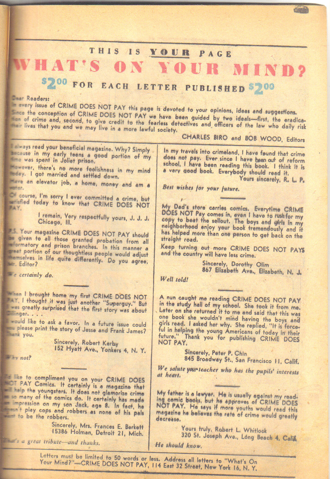 Crime Does Not Pay #49 (Lev Gleason), page 48. Public domain (US).