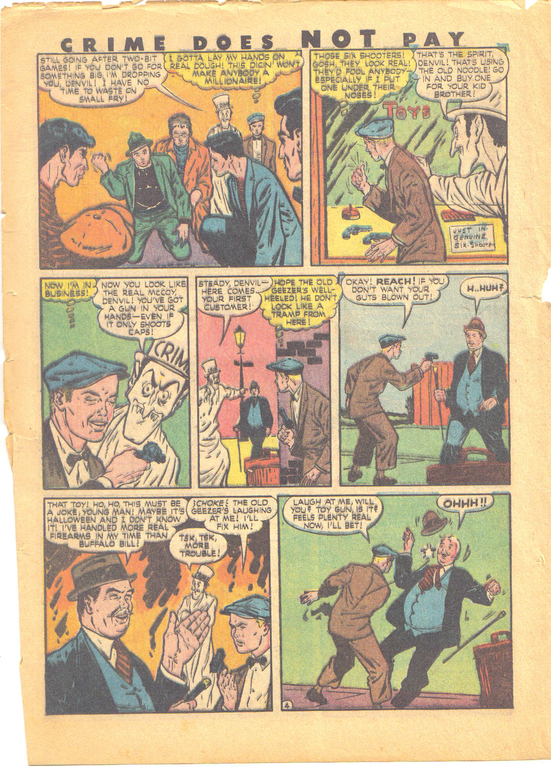 Crime Does Not Pay #49 (Lev Gleason), page 7. Public domain (US).