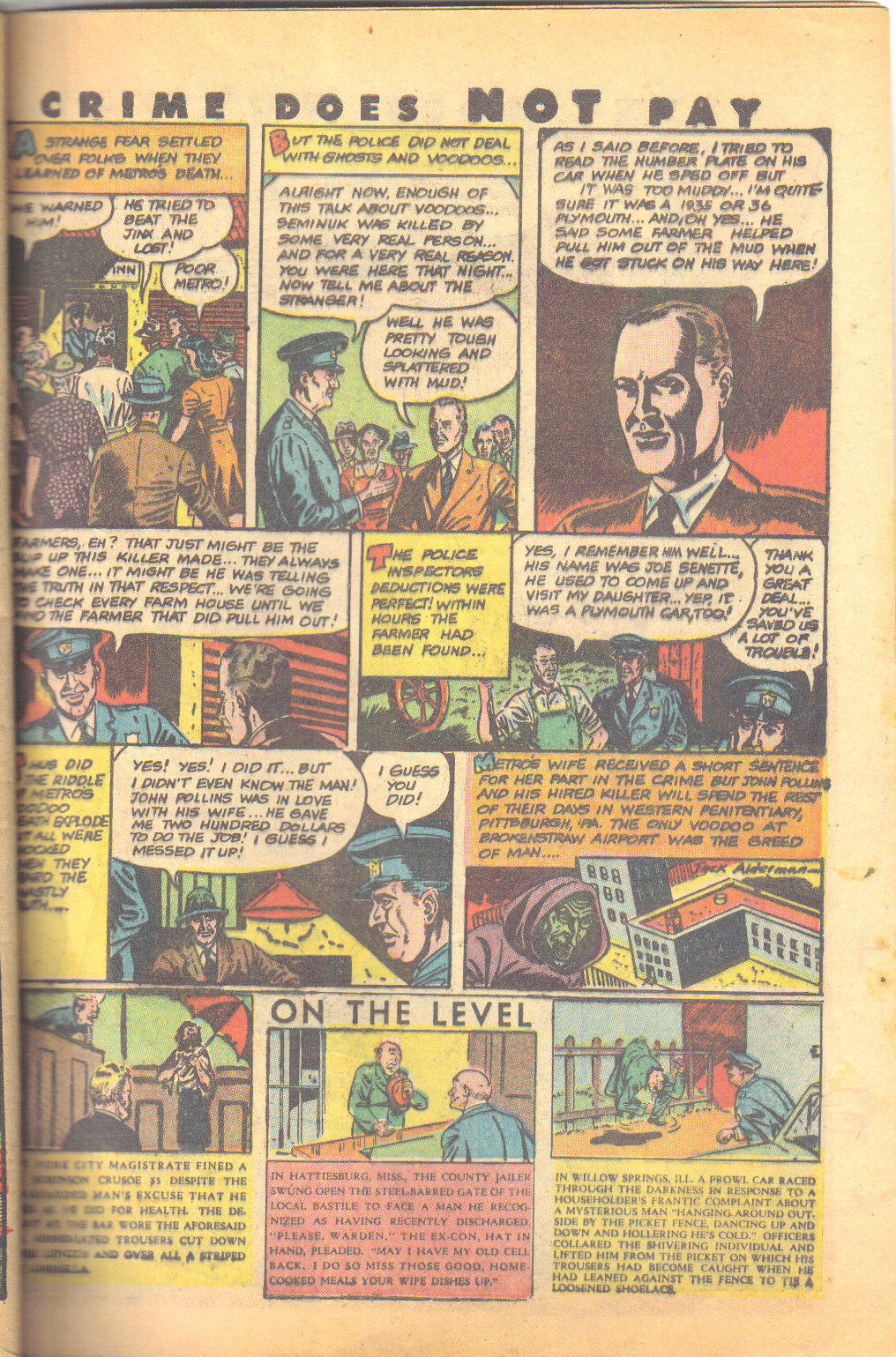 Crime Does Not Pay #49 (Lev Gleason), page 58. Public domain (US).