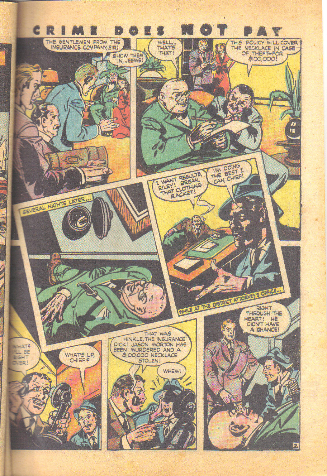 Crime Does Not Pay #49 (Lev Gleason), page 60. Public domain (US).