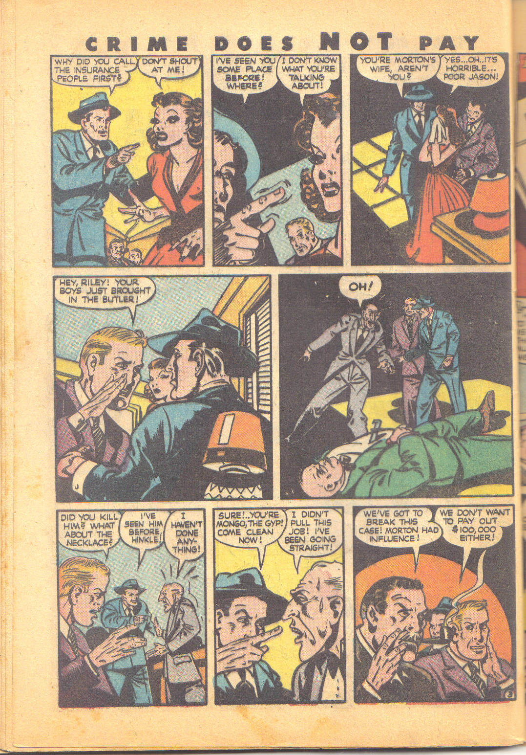 Crime Does Not Pay #49 (Lev Gleason), page 61. Public domain (US).