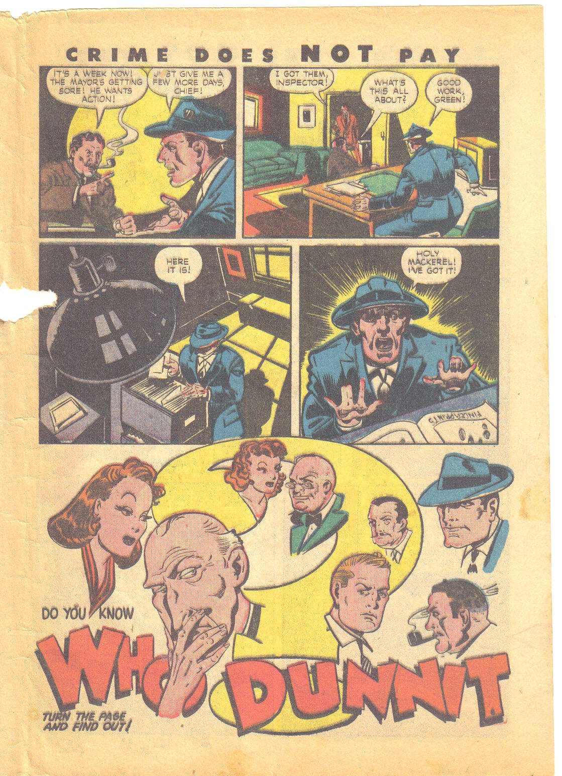 Crime Does Not Pay #49 (Lev Gleason), page 64. Public domain (US).