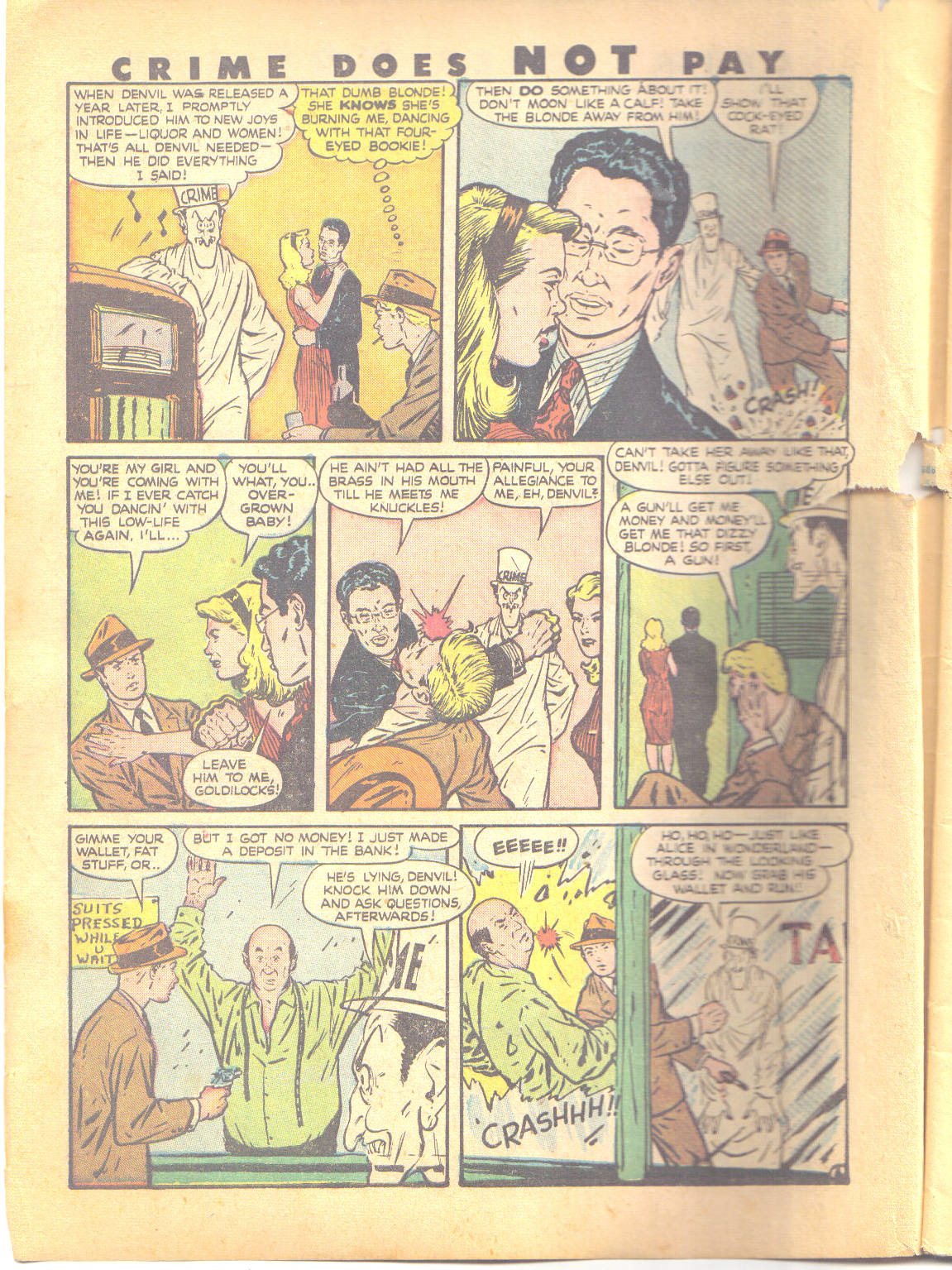Crime Does Not Pay #49 (Lev Gleason), page 9. Public domain (US).