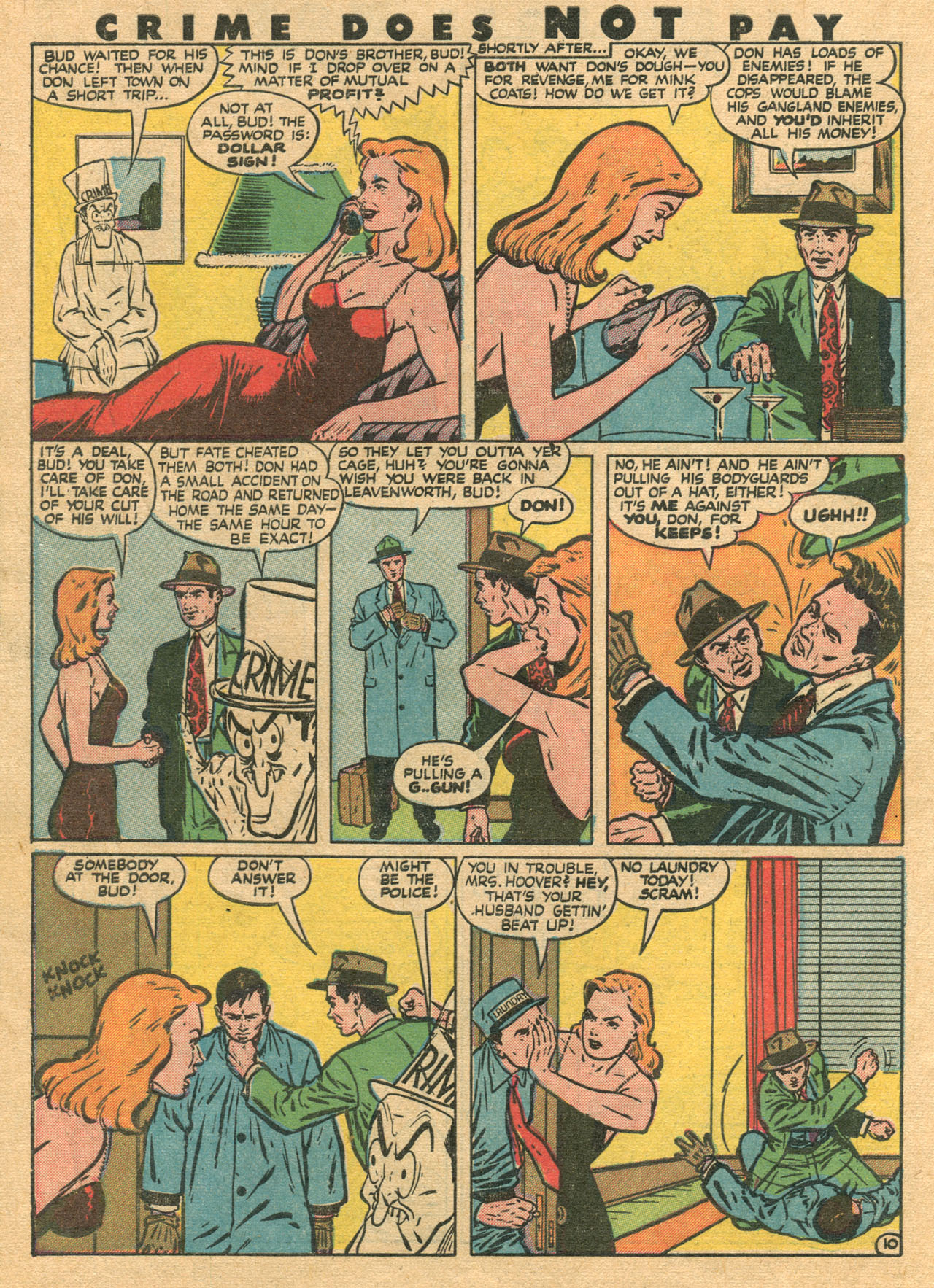 Crime Does Not Pay #51 (Lev Gleason), page 14. Public domain (US).