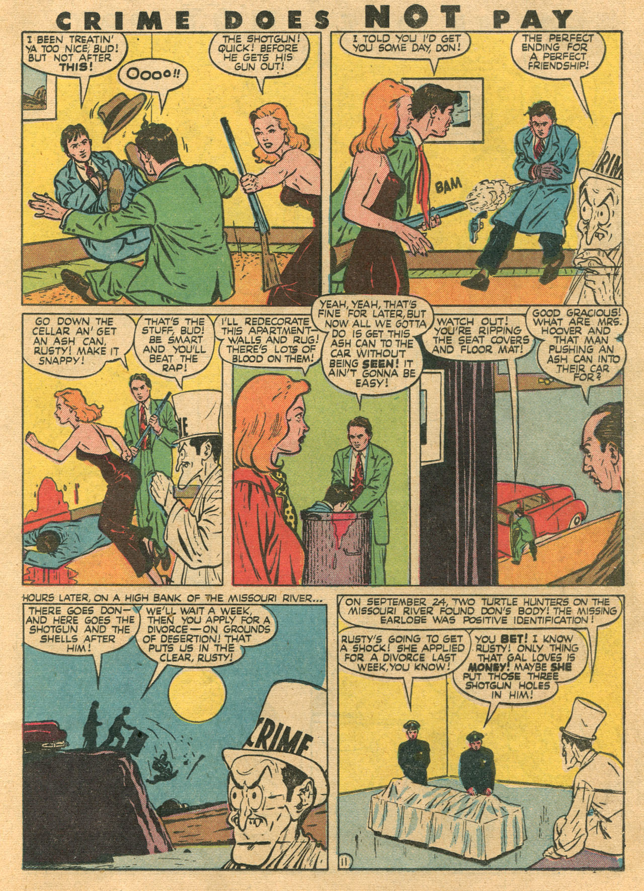 Crime Does Not Pay #51 (Lev Gleason), page 15. Public domain (US).