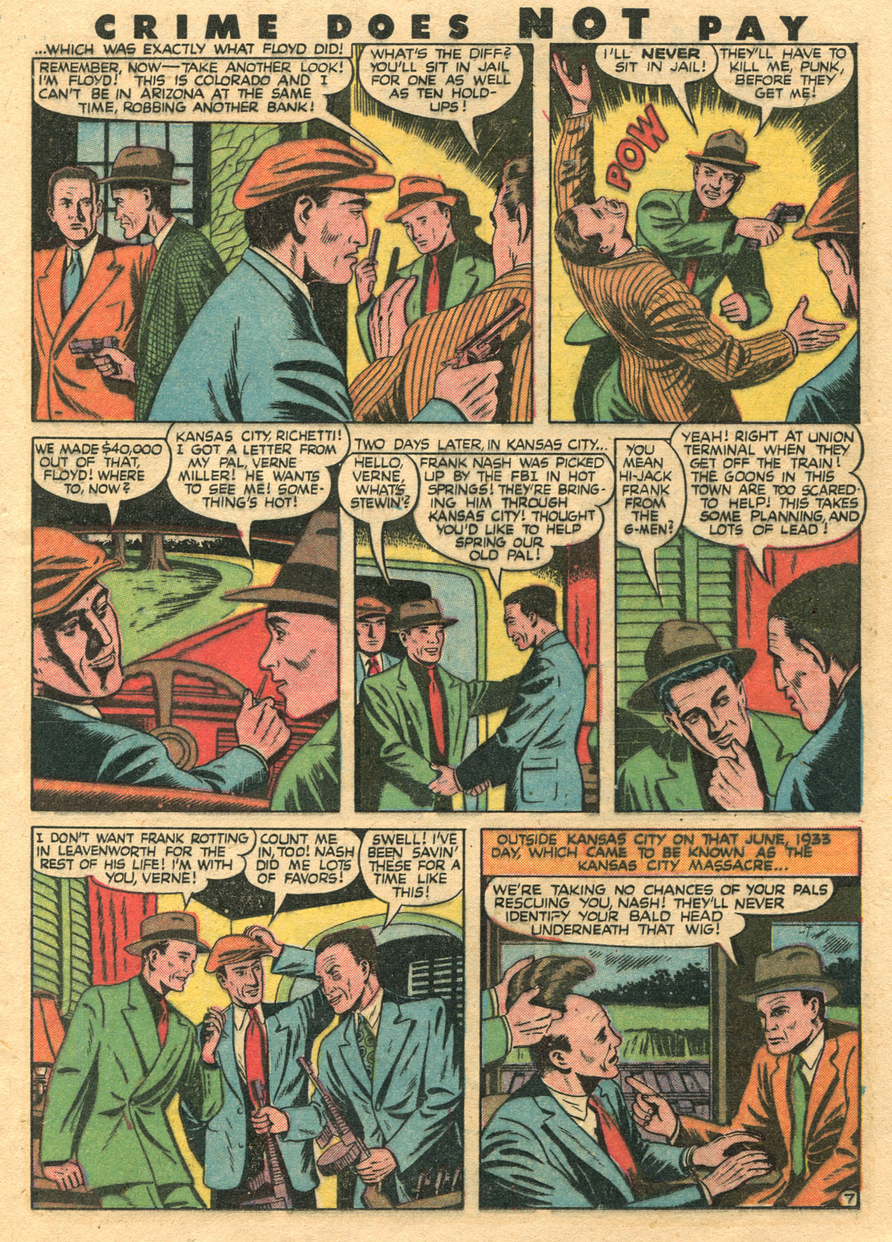 Crime Does Not Pay #51 (Lev Gleason), page 23. Public domain (US).
