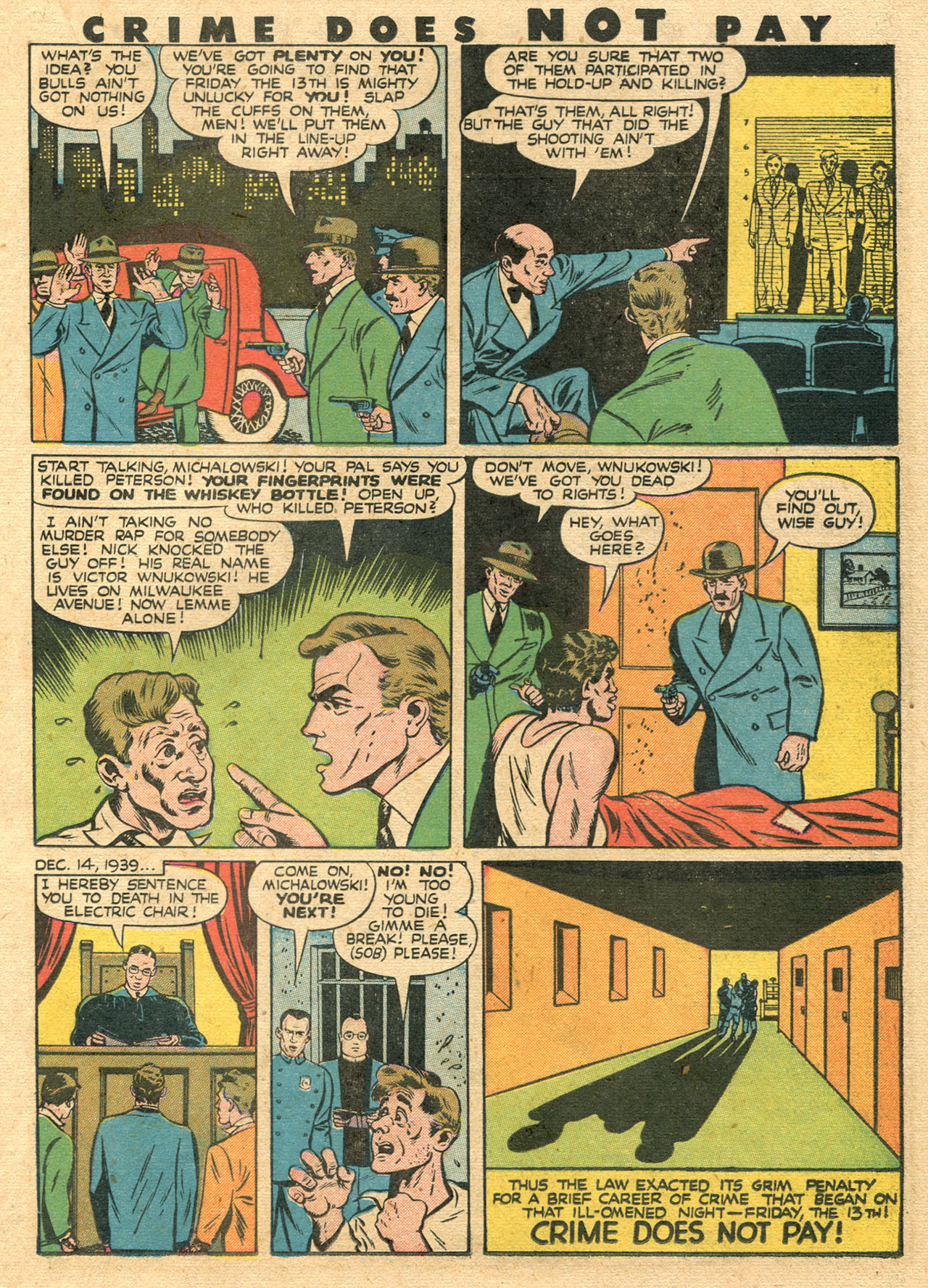 Crime Does Not Pay #51 (Lev Gleason), page 31. Public domain (US).