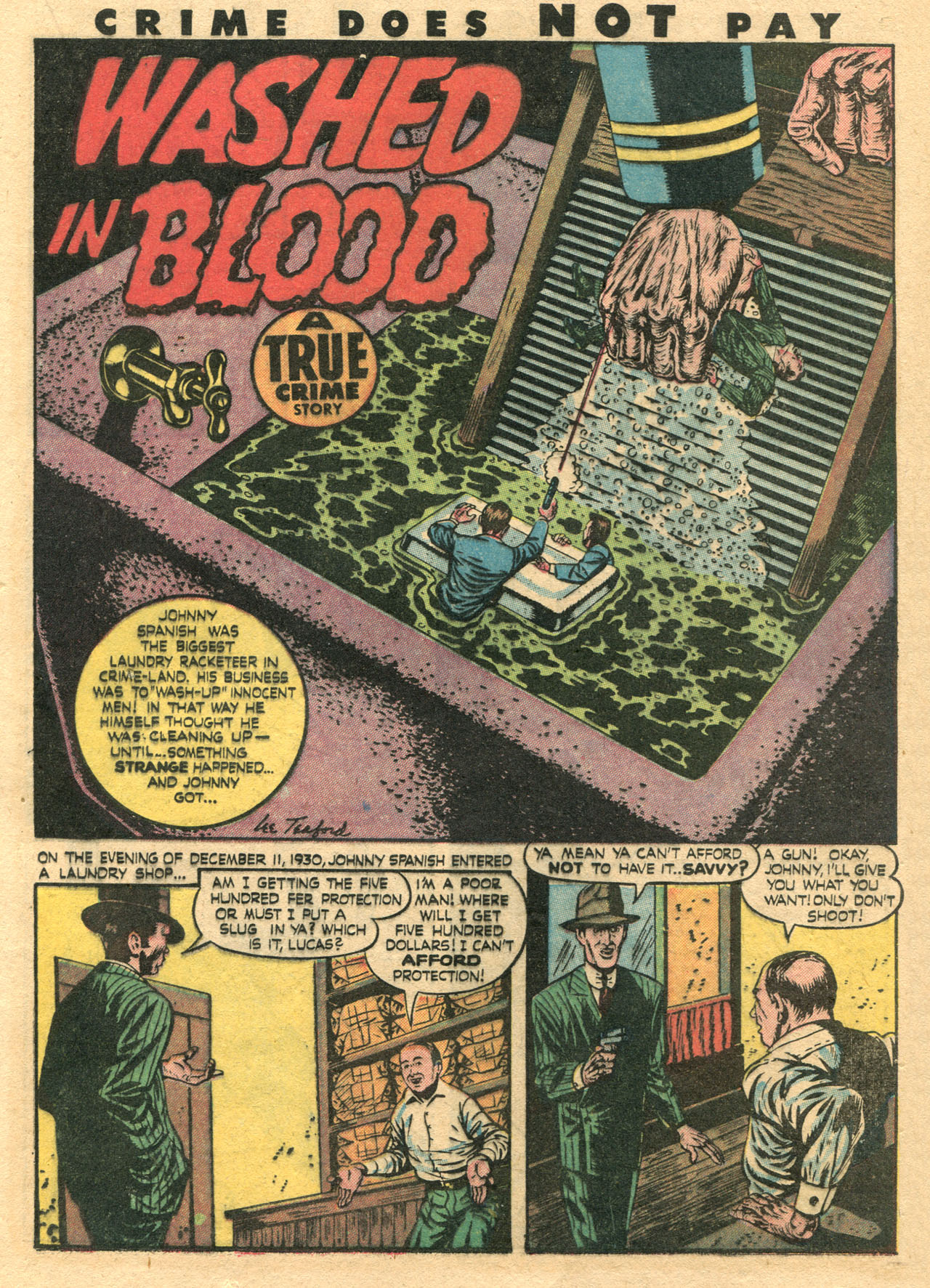 Crime Does Not Pay #51 (Lev Gleason), page 33. Public domain (US).