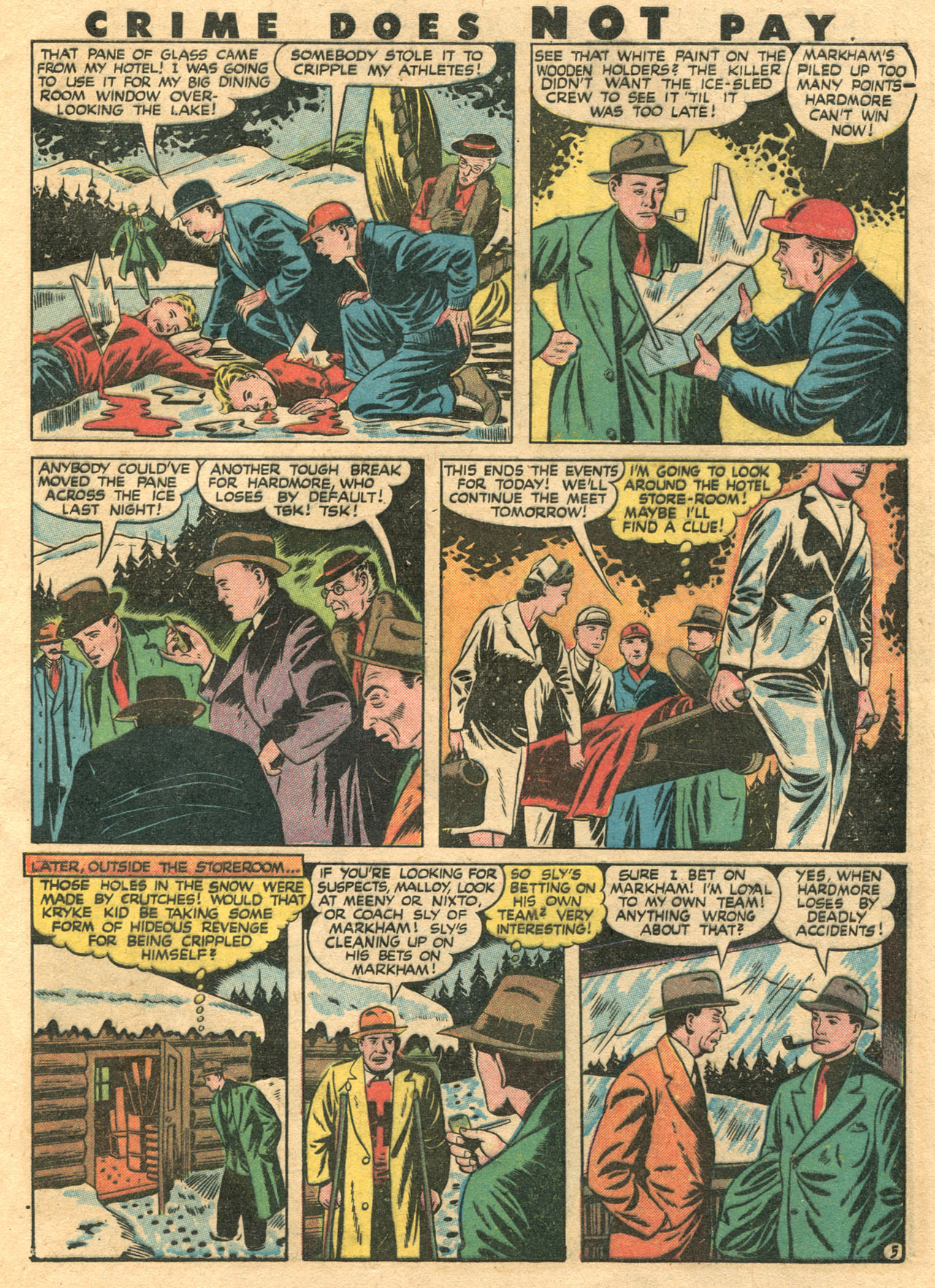Crime Does Not Pay #51 (Lev Gleason), page 45. Public domain (US).