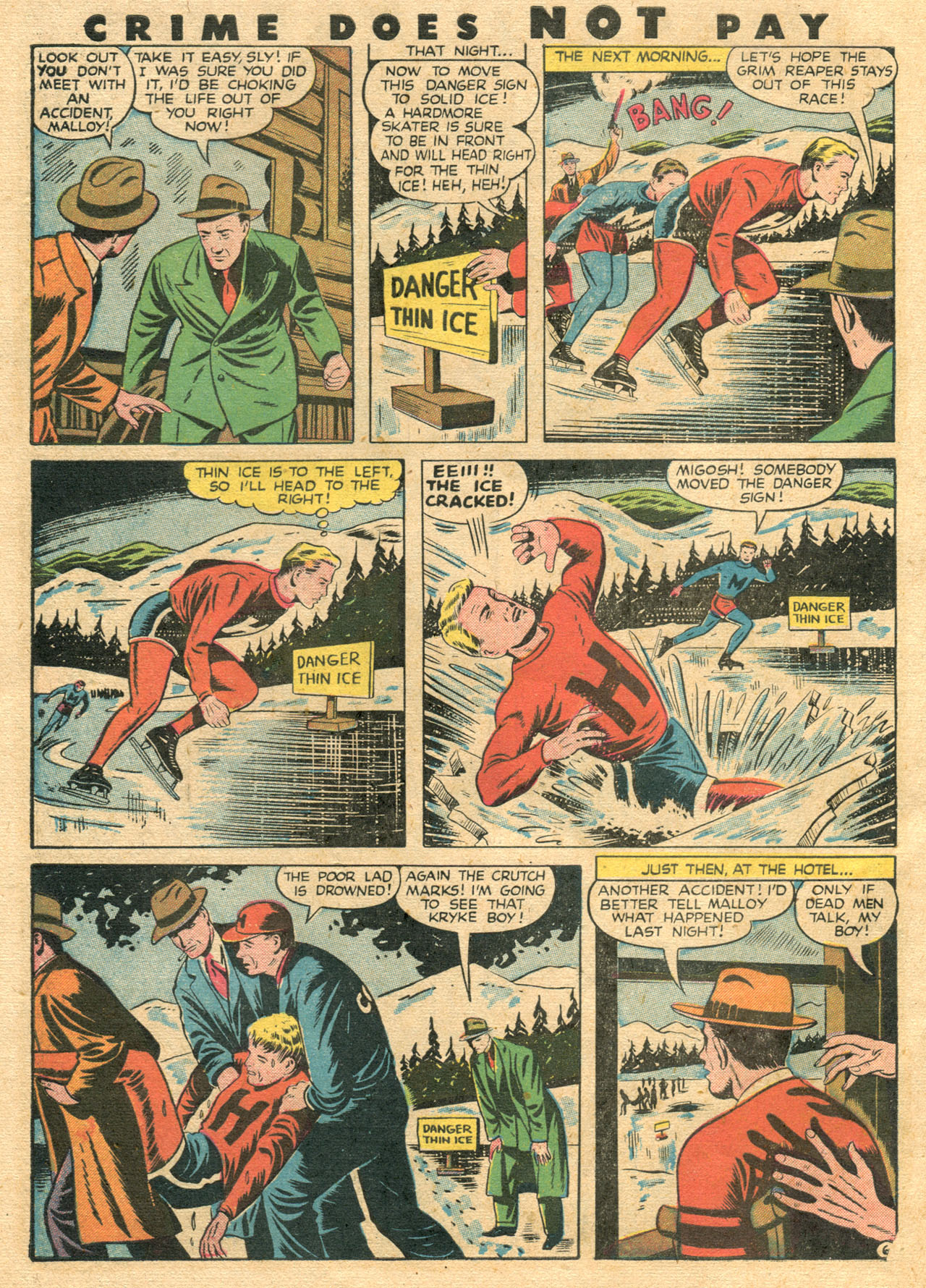 Crime Does Not Pay #51 (Lev Gleason), page 46. Public domain (US).