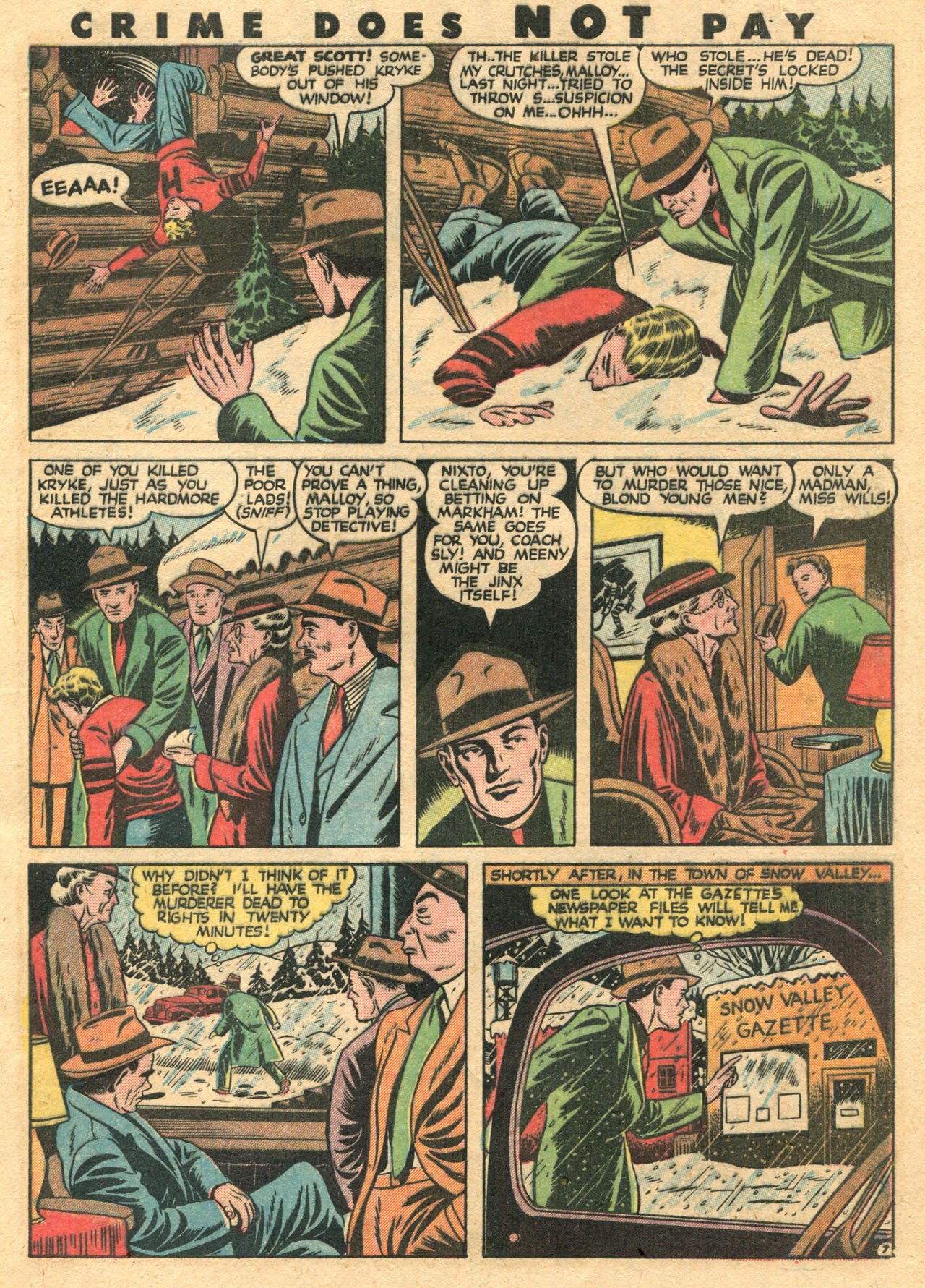 Crime Does Not Pay #51 (Lev Gleason), page 47. Public domain (US).