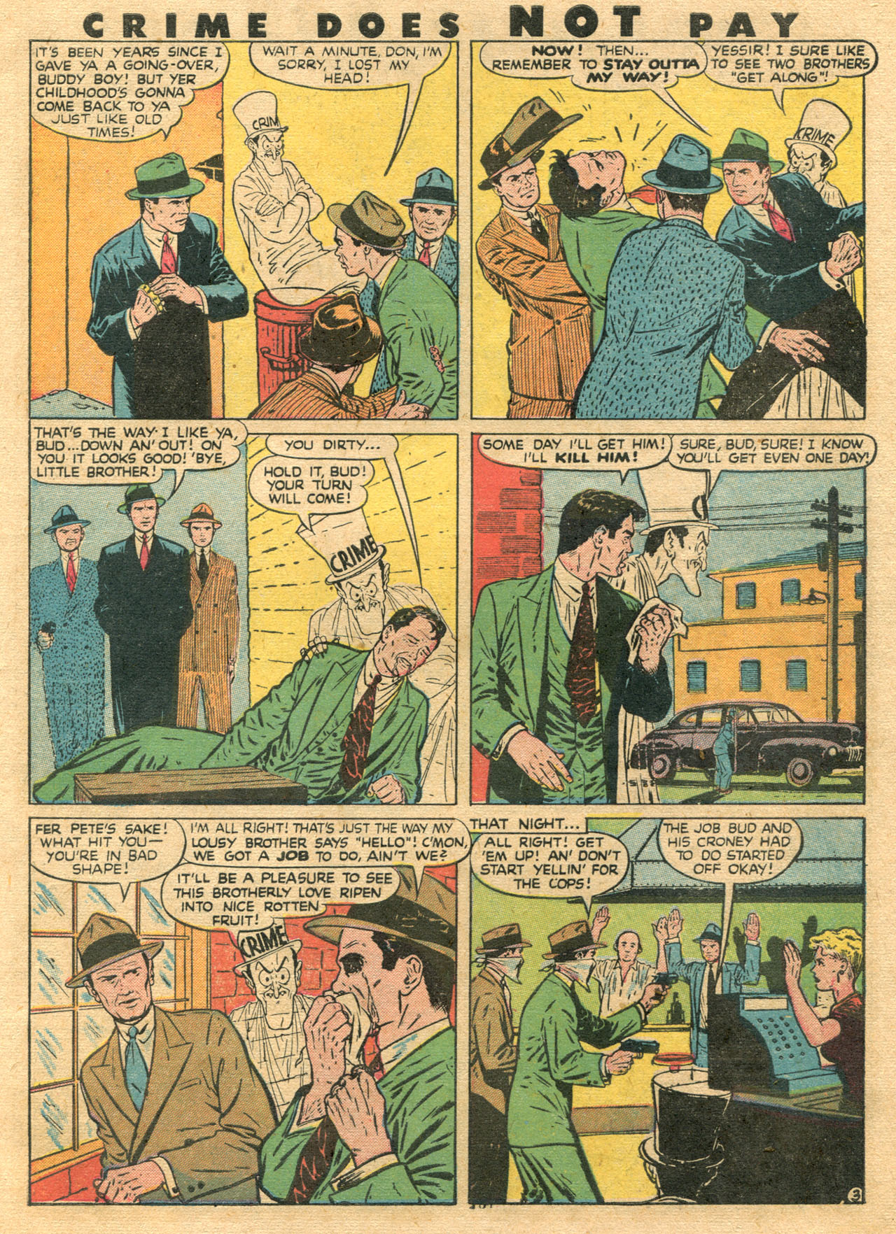 Crime Does Not Pay #51 (Lev Gleason), page 7. Public domain (US).