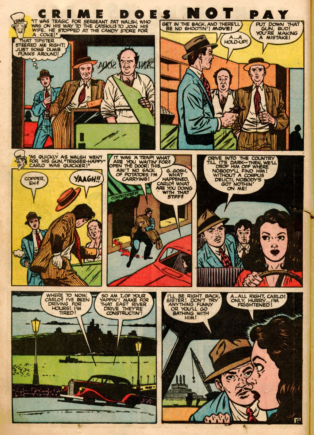 Crime Does Not Pay #53 (Lev Gleason), page 16. Public domain (US).