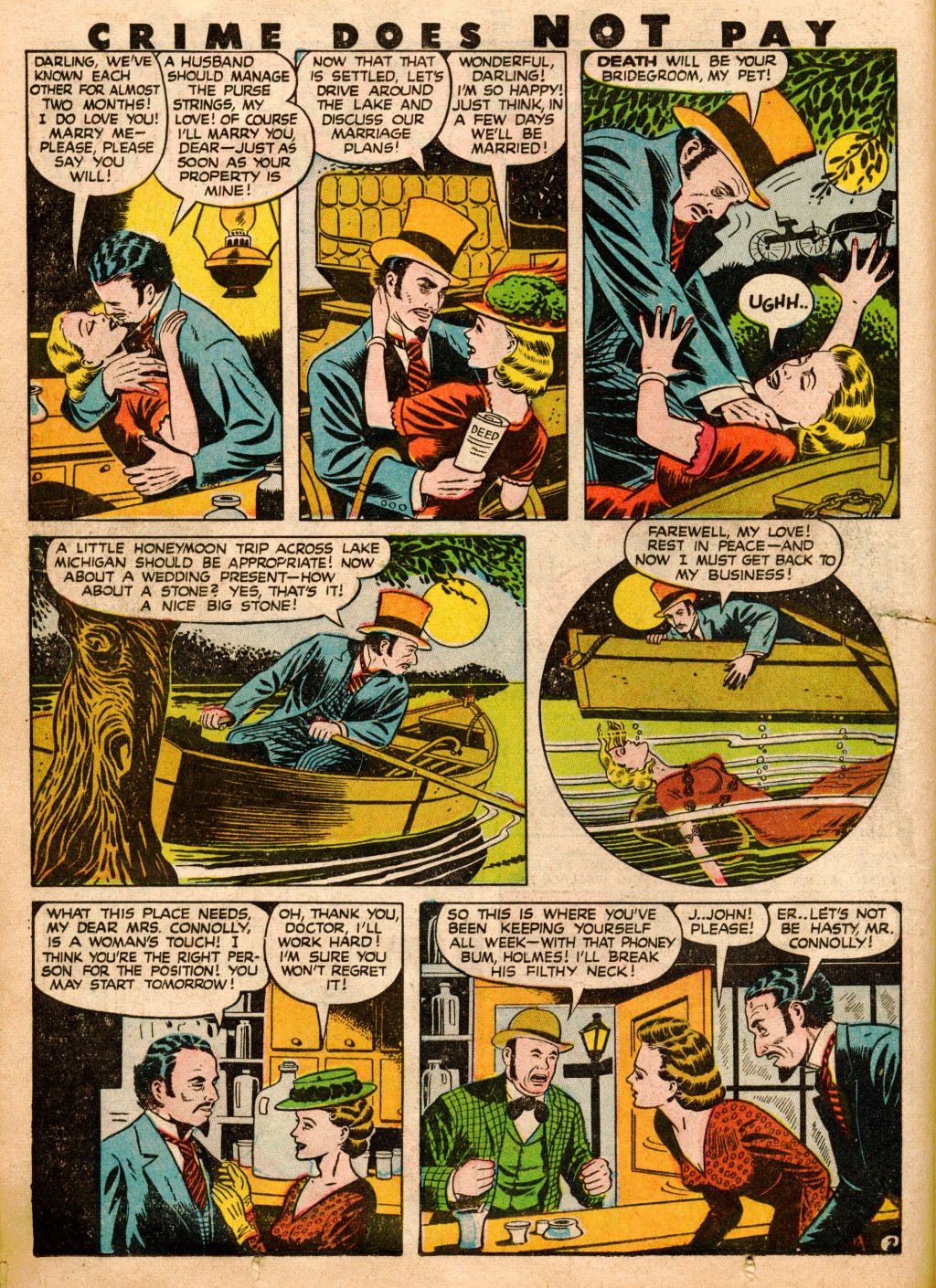 Crime Does Not Pay #53 (Lev Gleason), page 22. Public domain (US).