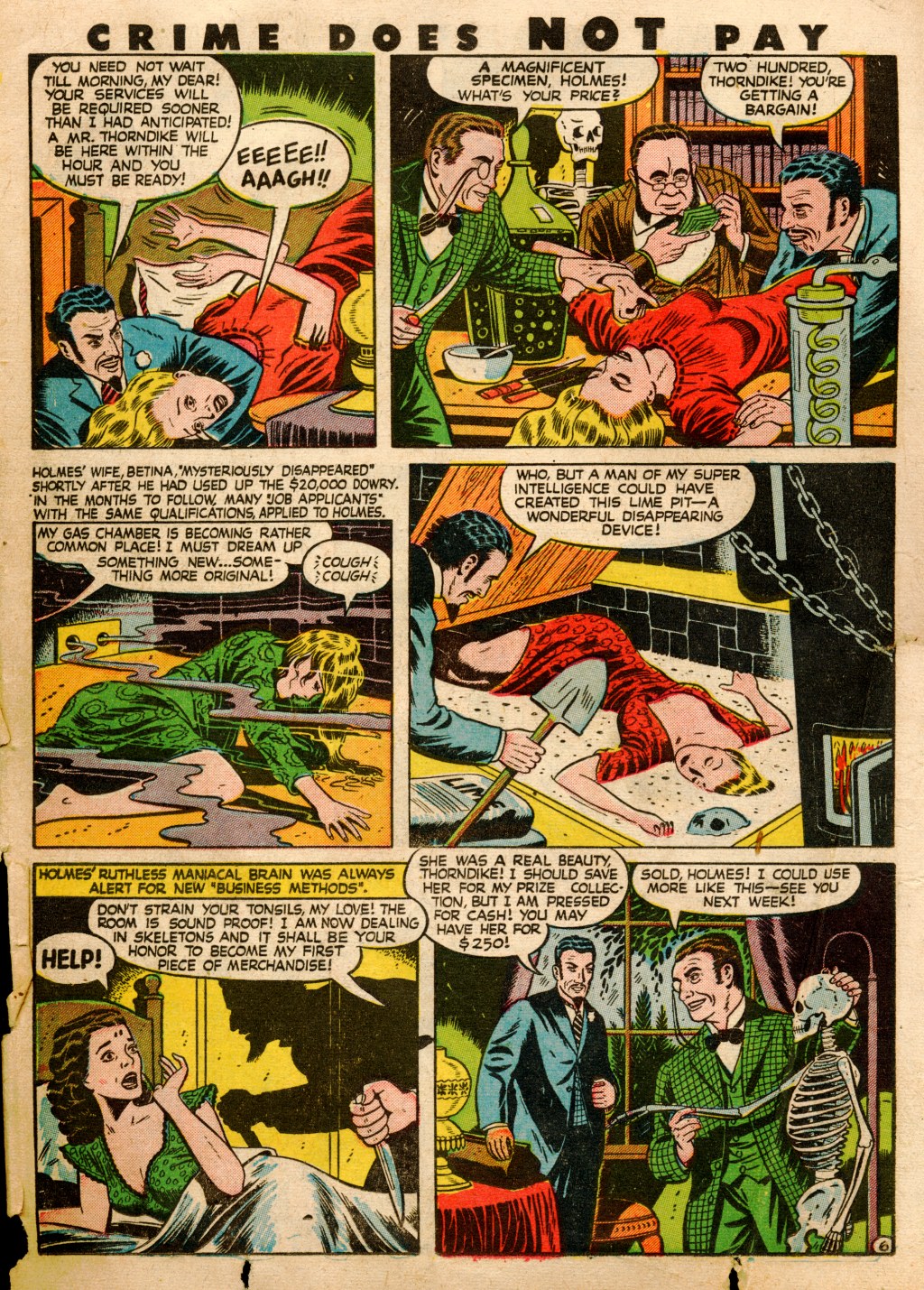 Crime Does Not Pay #53 (Lev Gleason), page 26. Public domain (US).