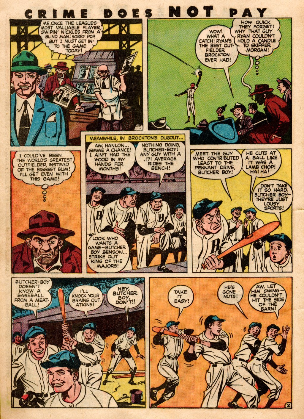 Crime Does Not Pay #53 (Lev Gleason), page 40. Public domain (US).
