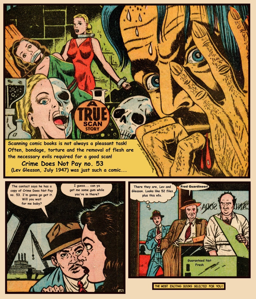Crime Does Not Pay #53 (Lev Gleason), page 53. Public domain (US).