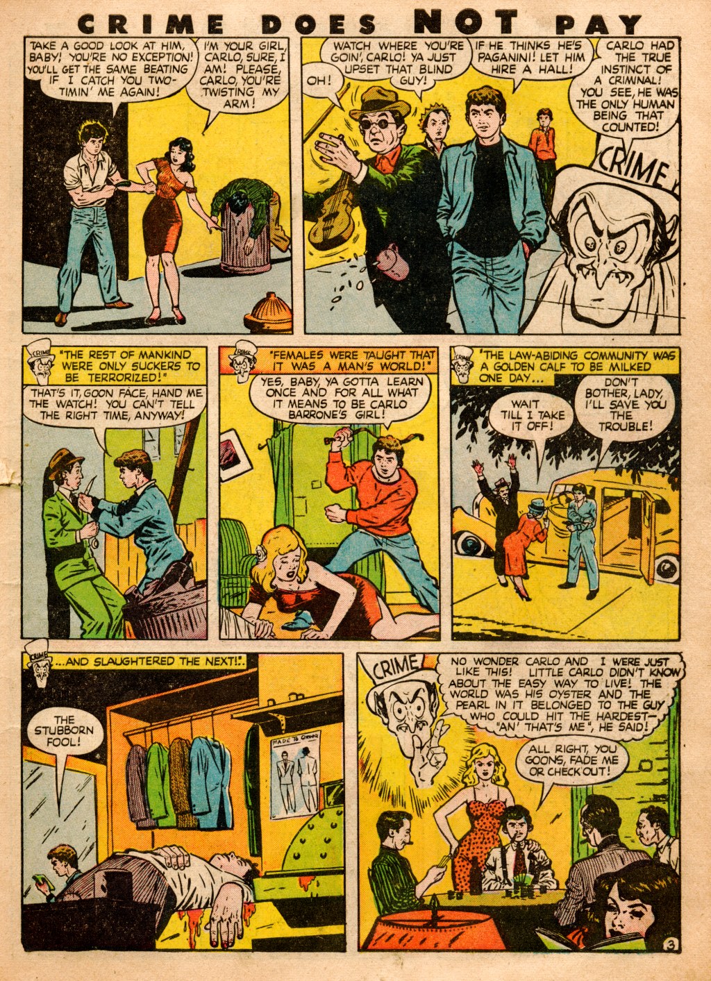 Crime Does Not Pay #53 (Lev Gleason), page 7. Public domain (US).
