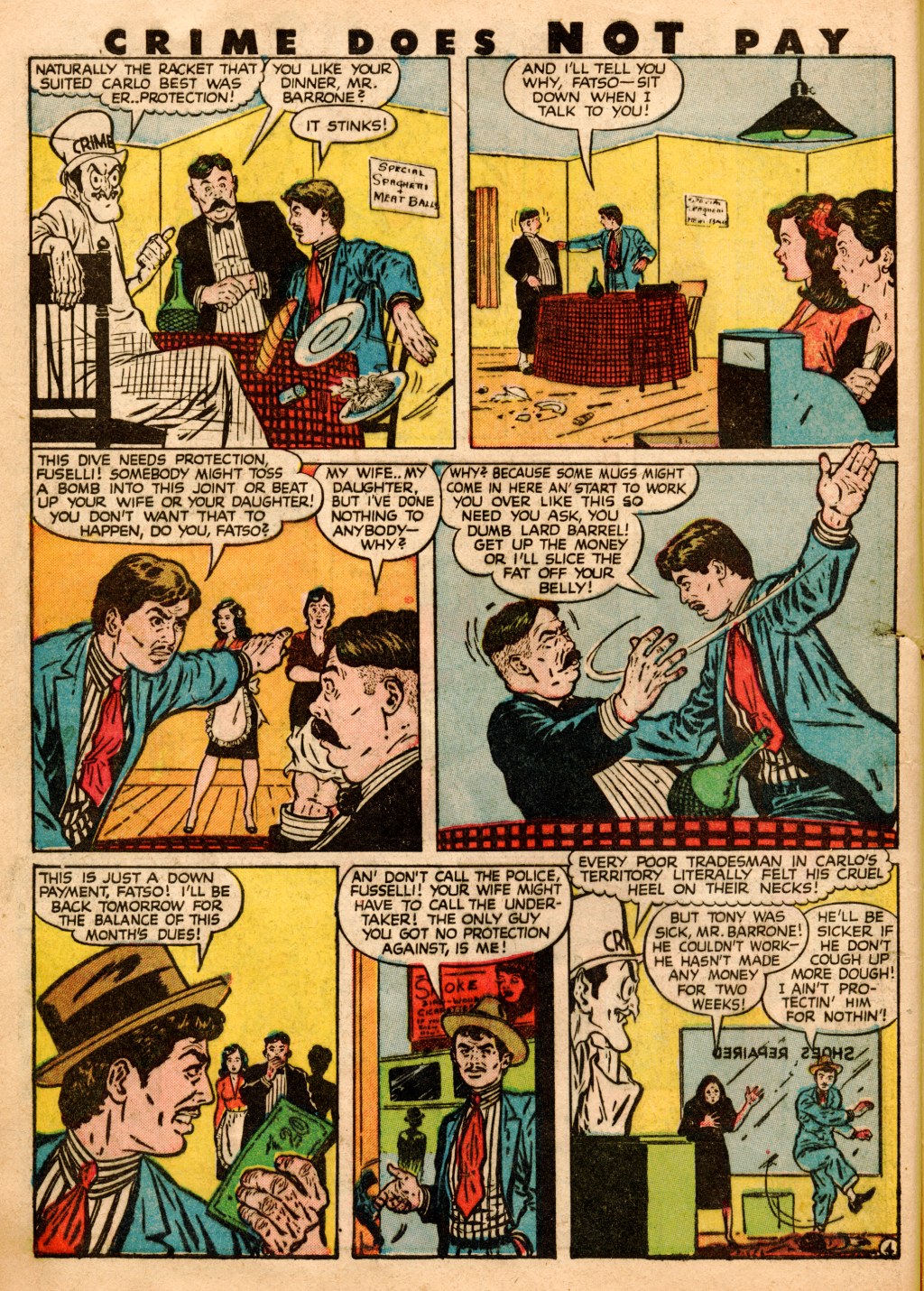 Crime Does Not Pay #53 (Lev Gleason), page 8. Public domain (US).