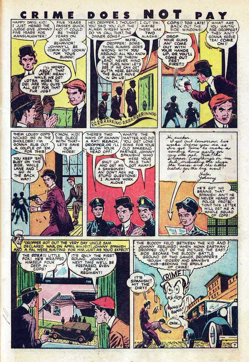 Crime Does Not Pay #58 (Lev Gleason), page 11. Public domain (US).