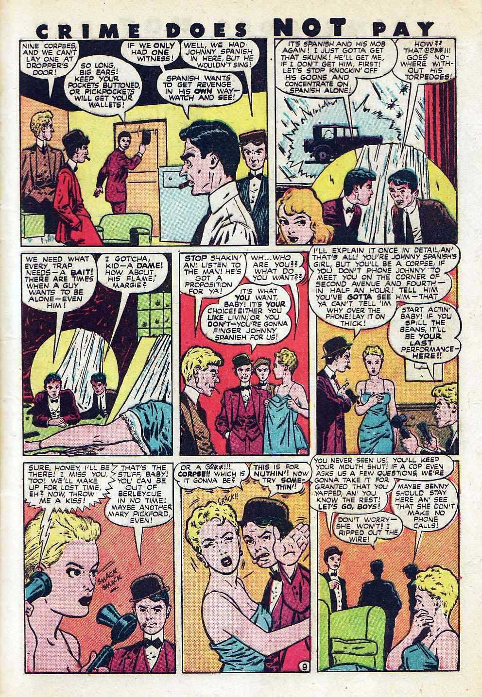 Crime Does Not Pay #58 (Lev Gleason), page 13. Public domain (US).