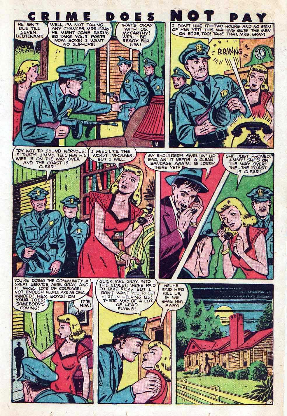 Crime Does Not Pay #58 (Lev Gleason), page 23. Public domain (US).