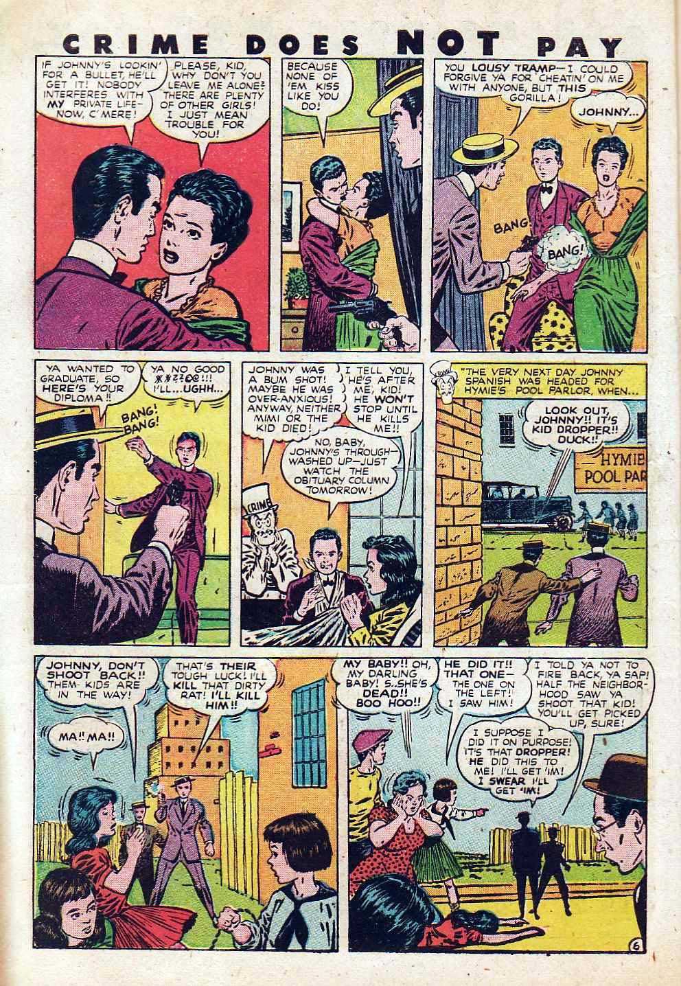 Crime Does Not Pay #58 (Lev Gleason), page 10. Public domain (US).