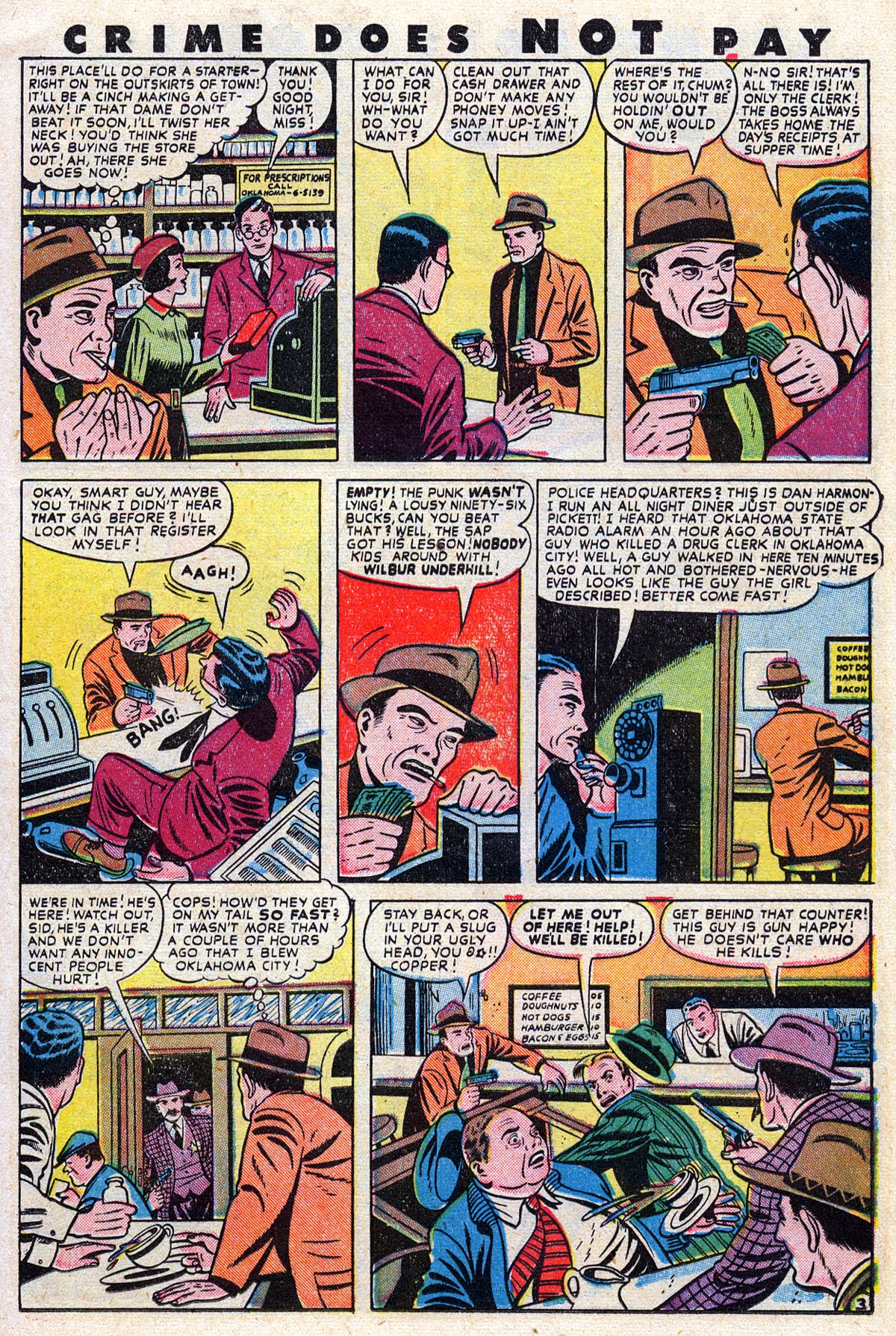 Crime Does Not Pay #63 (Lev Gleason), page 19. Public domain (US).