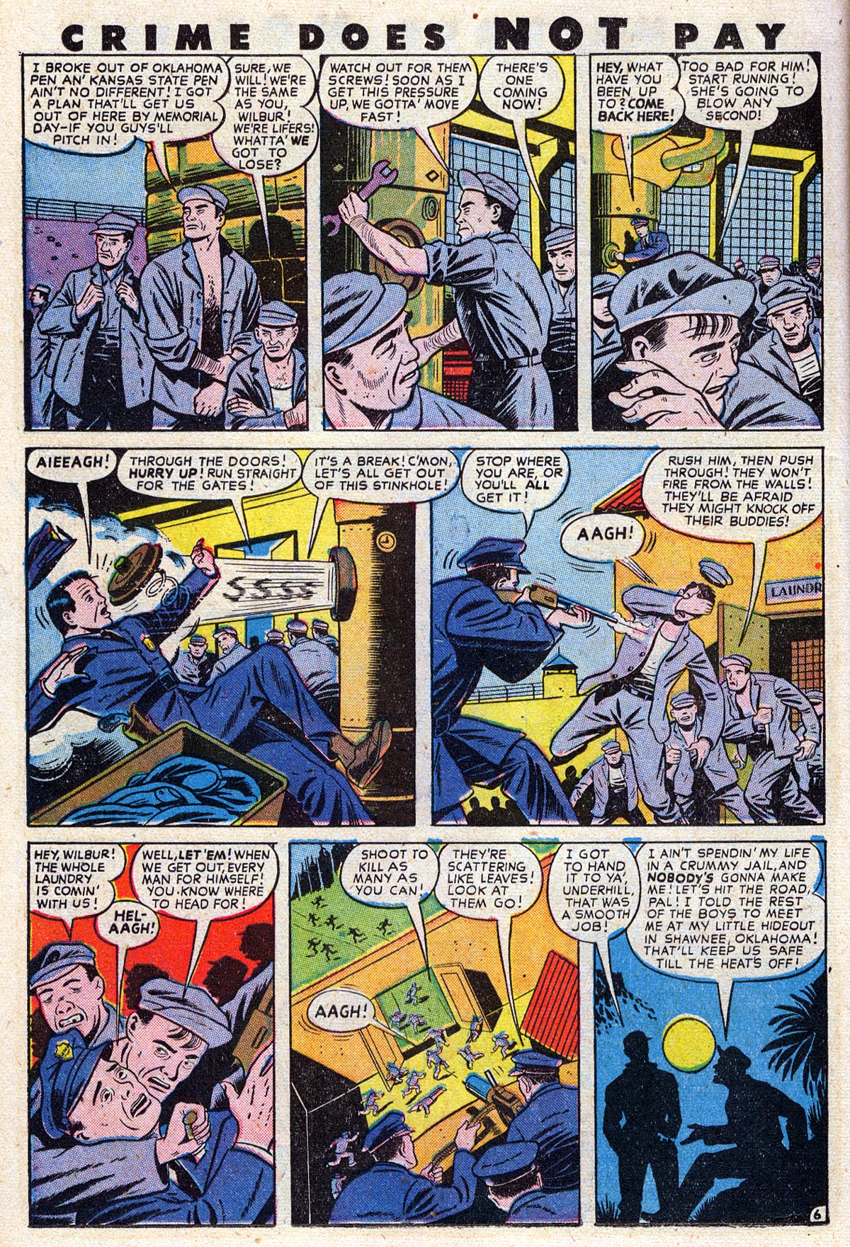 Crime Does Not Pay #63 (Lev Gleason), page 22. Public domain (US).
