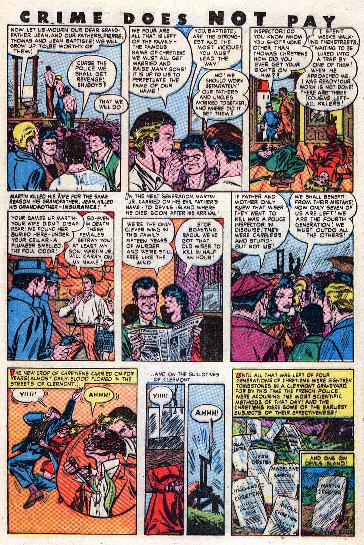 Crime Does Not Pay #63 (Lev Gleason), page 30. Public domain (US).