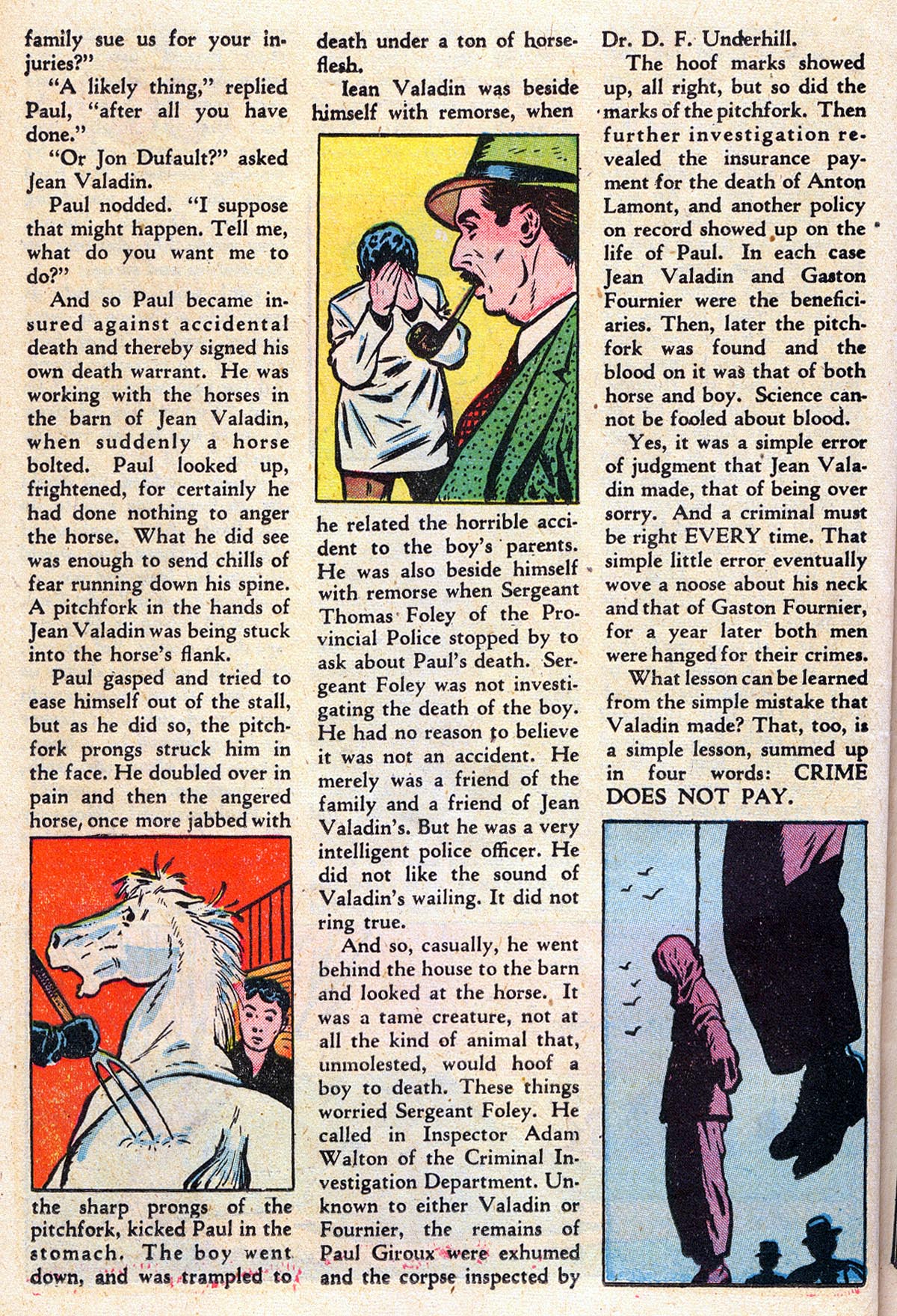 Crime Does Not Pay #63 (Lev Gleason), page 34. Public domain (US).