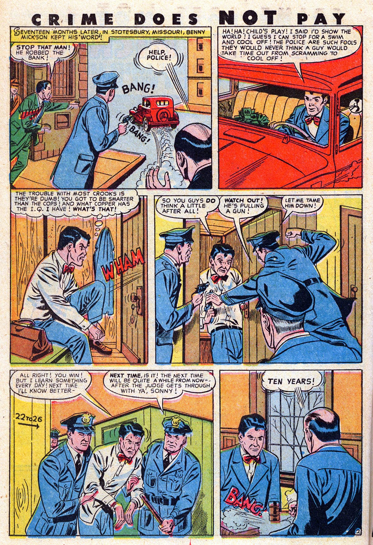 Crime Does Not Pay #63 (Lev Gleason), page 36. Public domain (US).