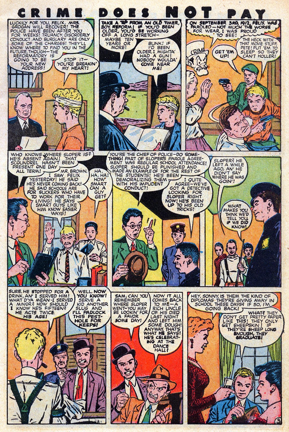 Crime Does Not Pay #63 (Lev Gleason), page 5. Public domain (US).