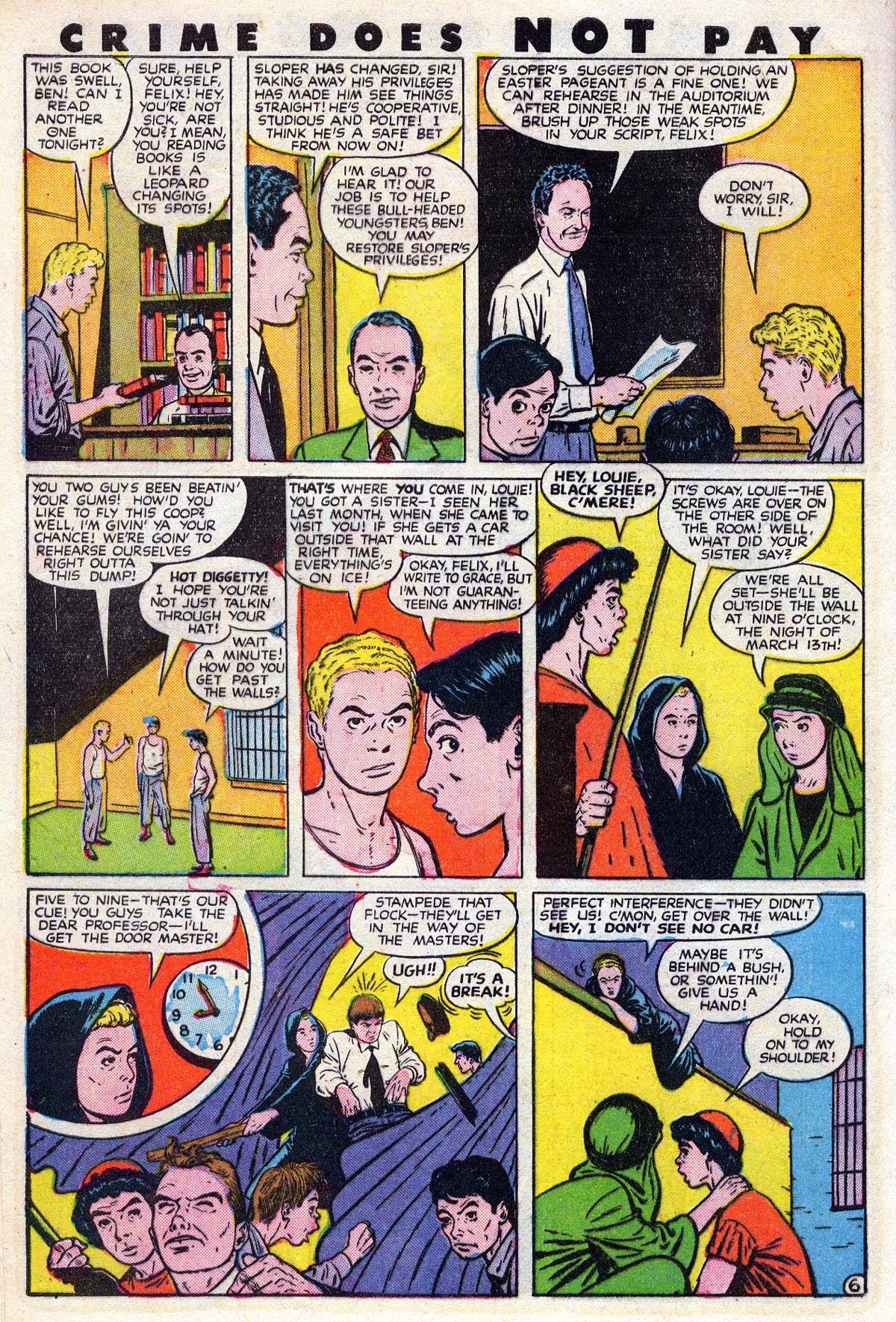 Crime Does Not Pay #63 (Lev Gleason), page 8. Public domain (US).