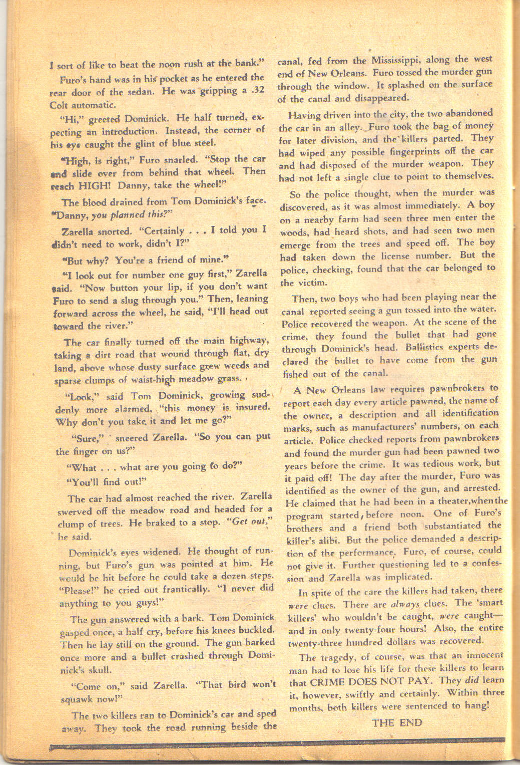 Crime Does Not Pay #66 (Lev Gleason), page 39. Public domain (US).