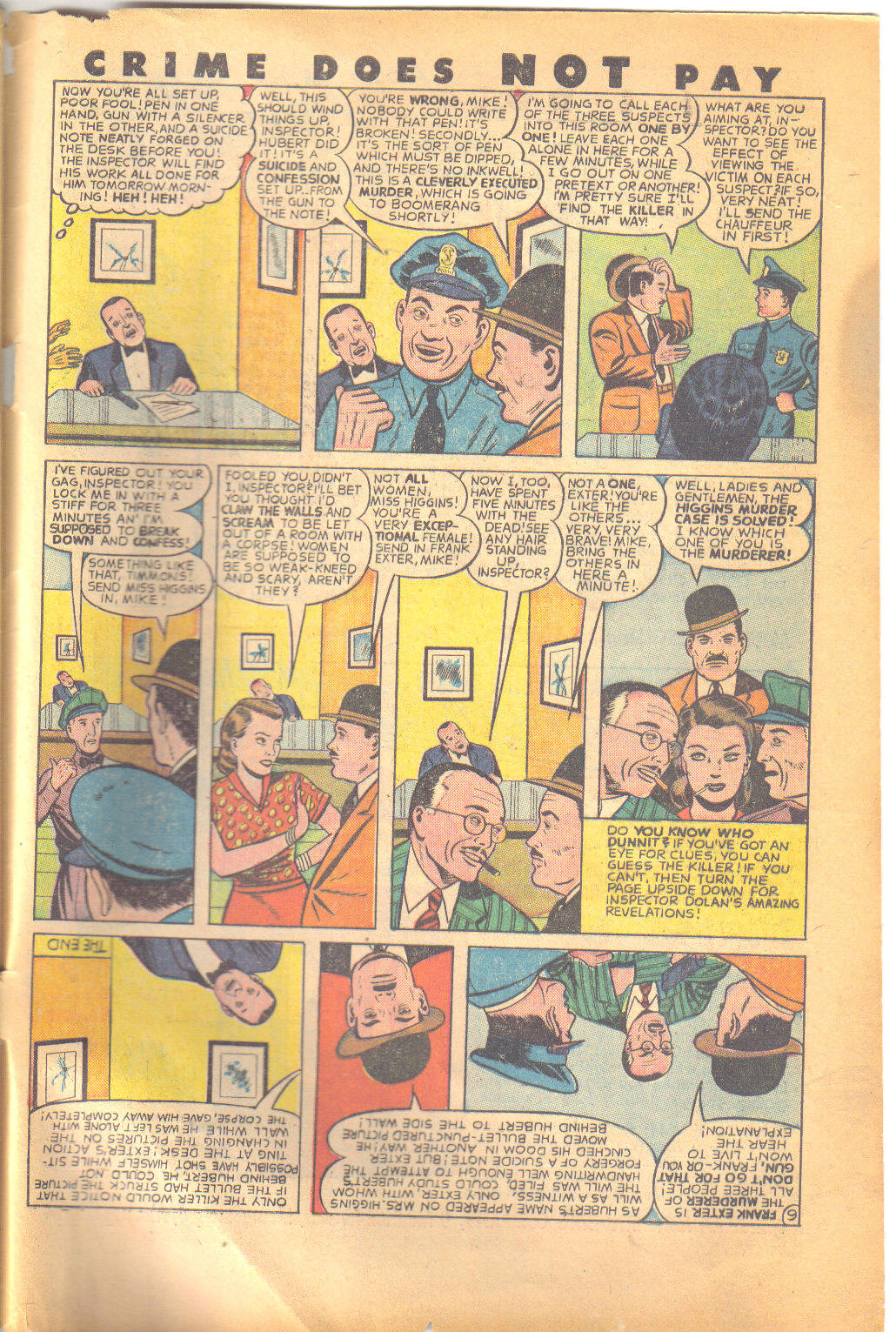 Crime Does Not Pay #66 (Lev Gleason), page 50. Public domain (US).