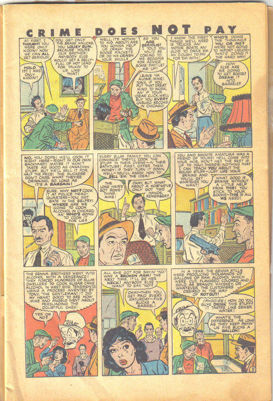 Crime Does Not Pay #66 (Lev Gleason), page 8. Public domain (US).